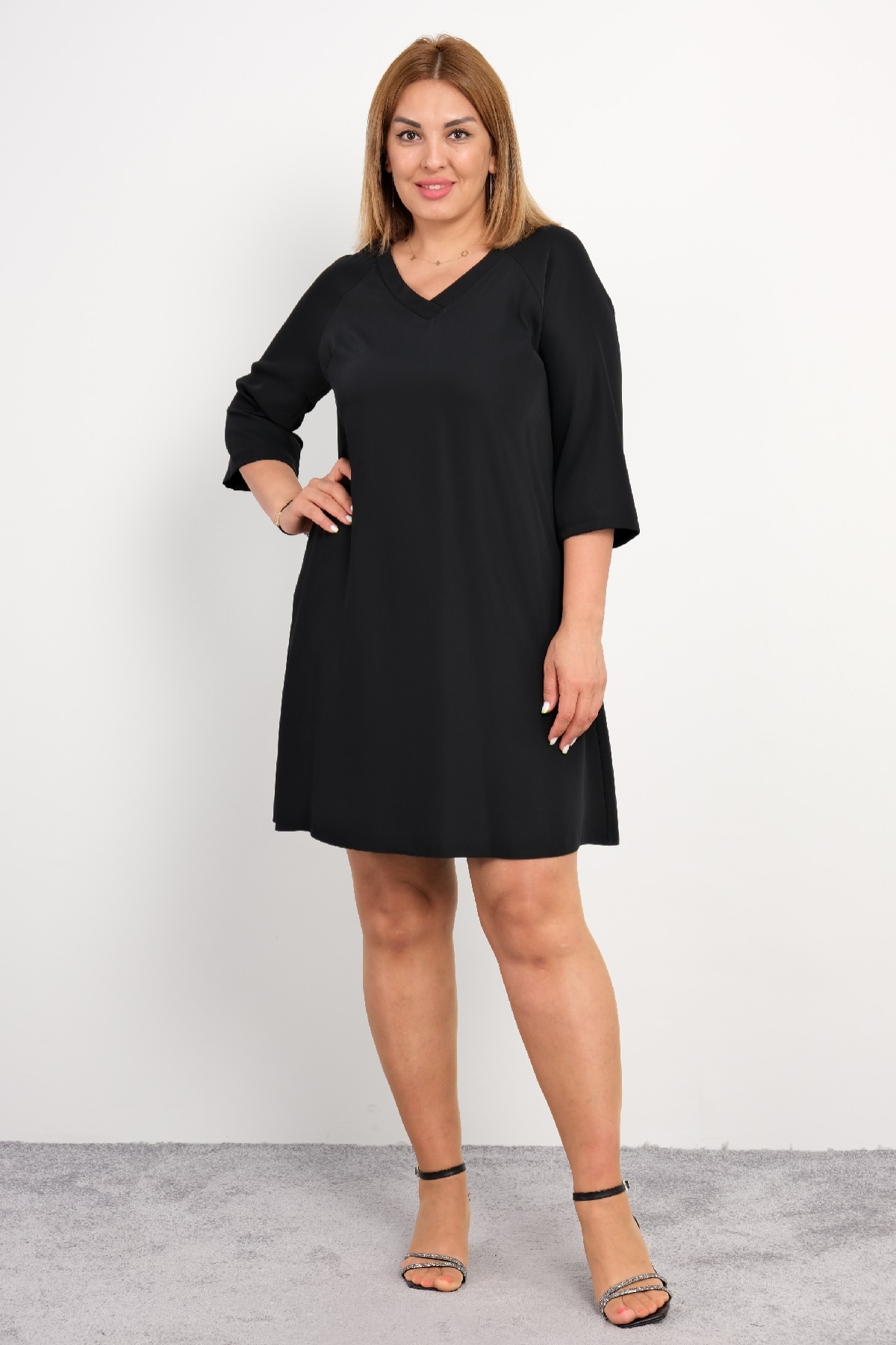 Casual Dresses-Black