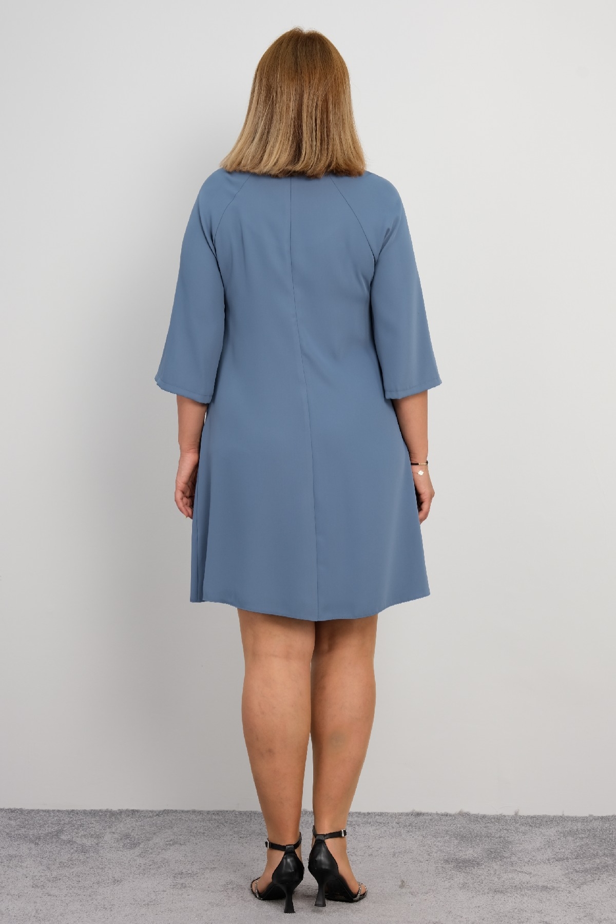 Casual Dresses-Blue