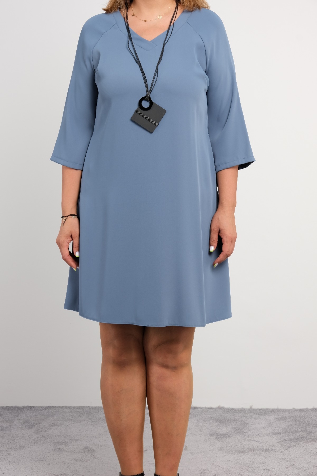 Casual Dresses-Blue