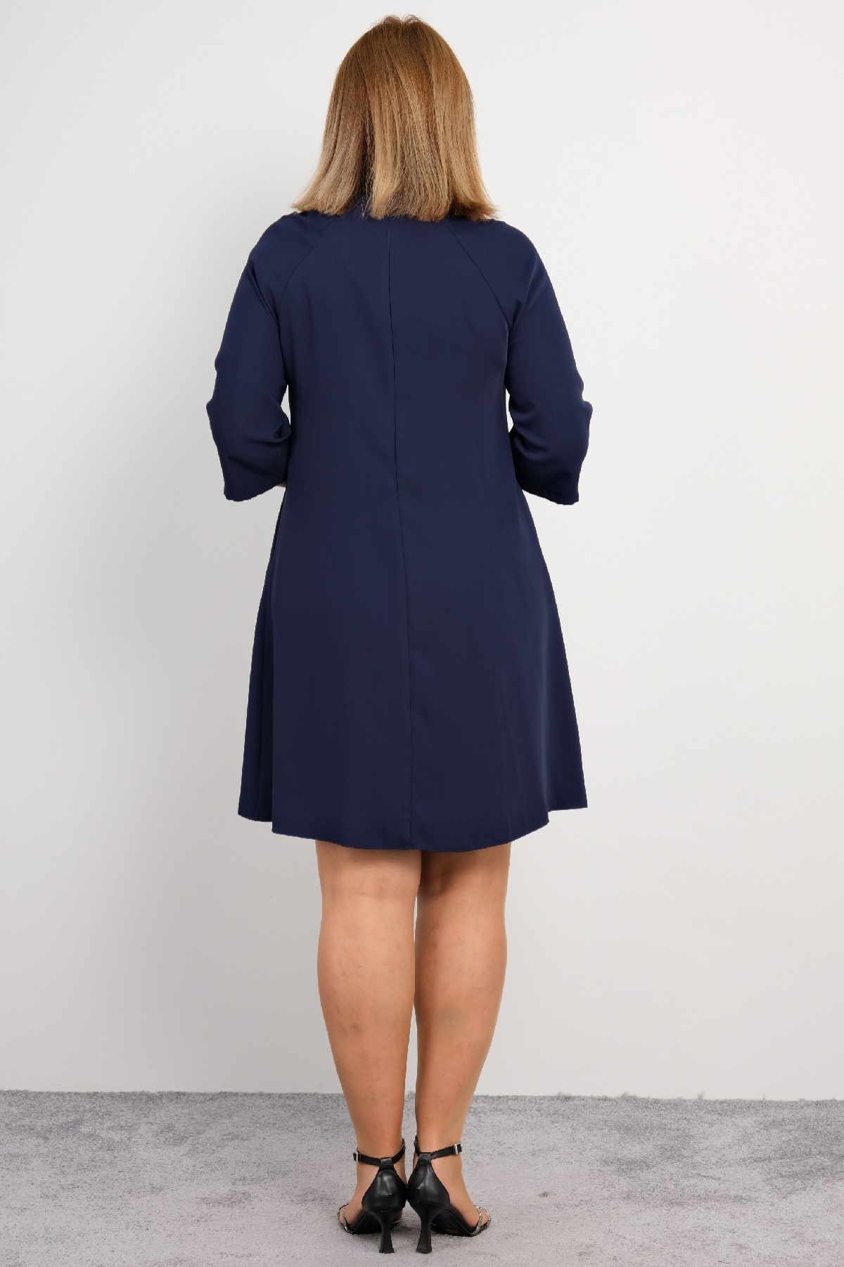 Casual Dresses-Dark Blue