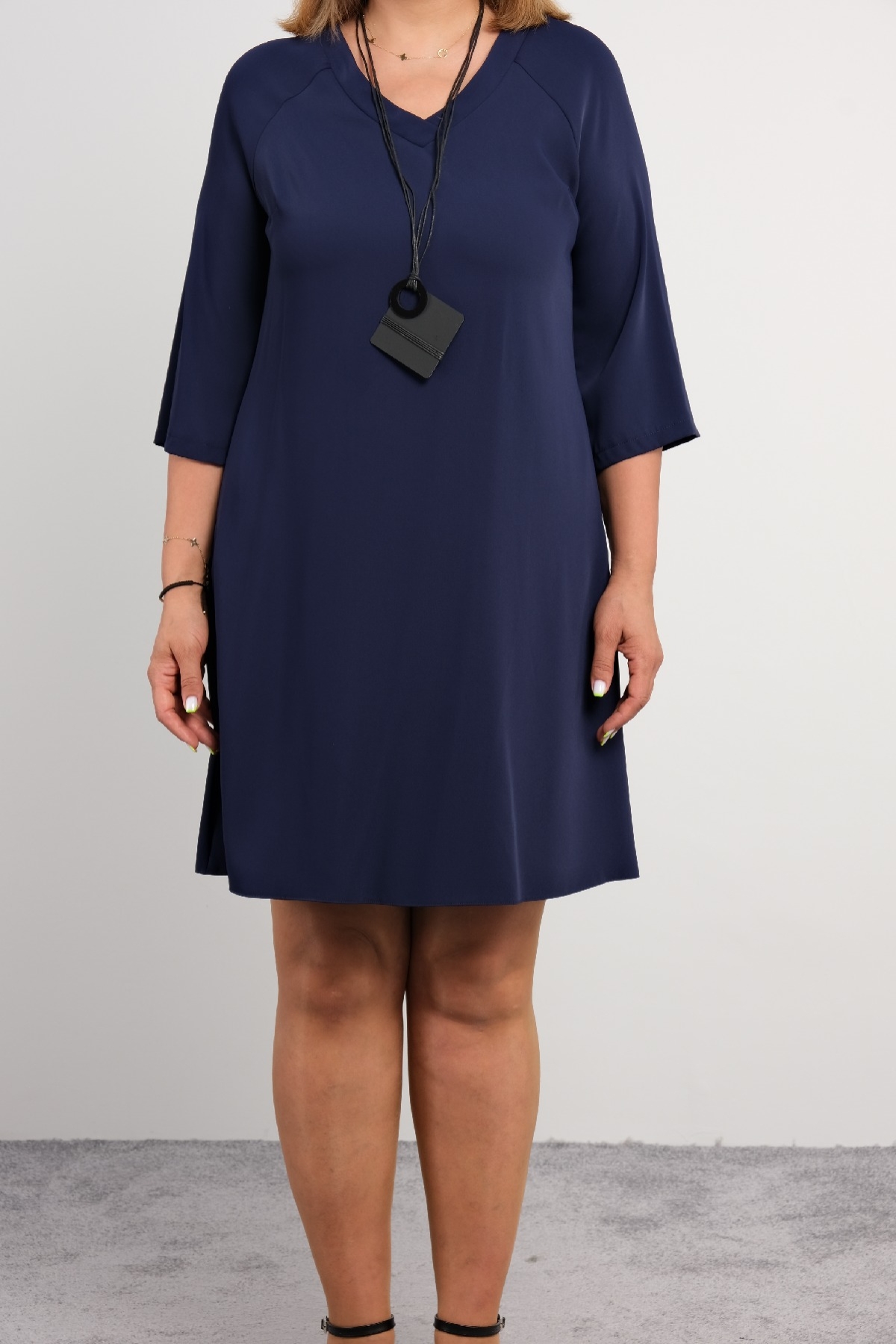 Casual Dresses-Dark Blue