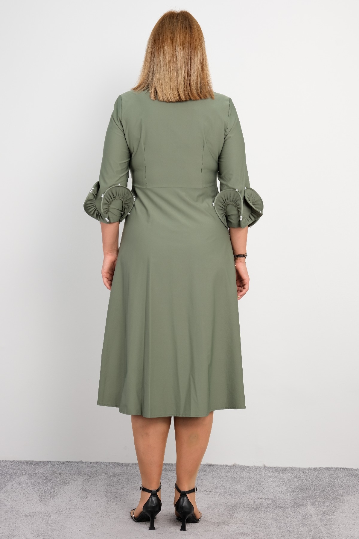 Casual Dresses-Khaki