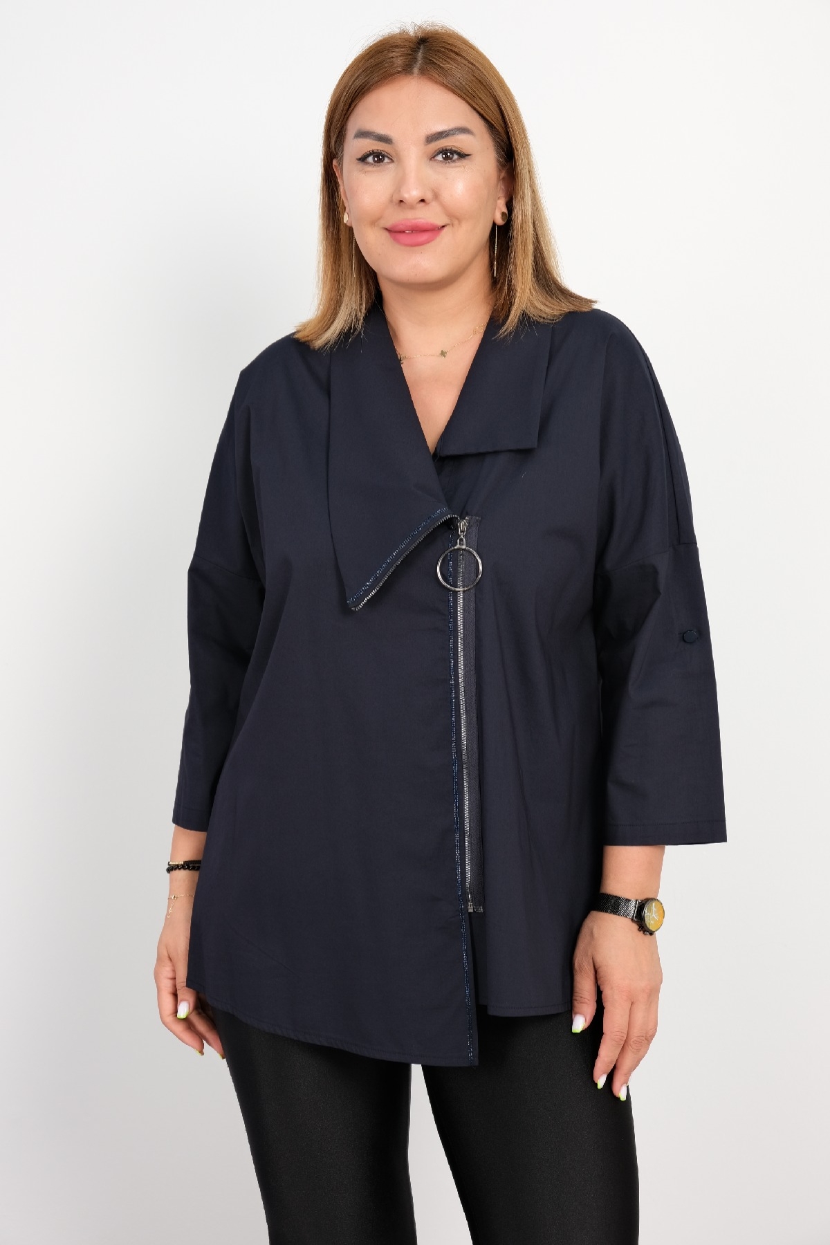 Blouses-Dark Blue