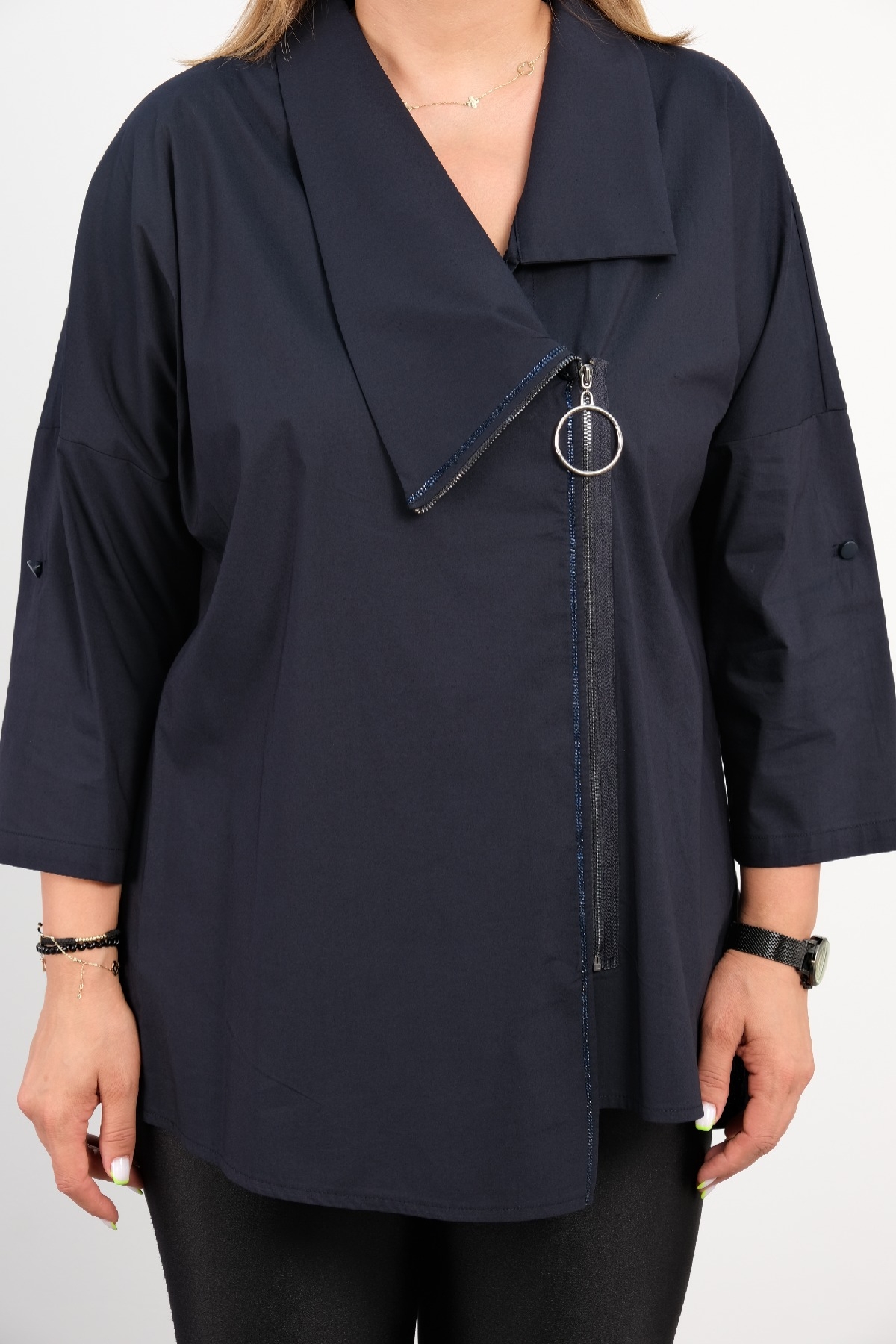 Blouses-Dark Blue