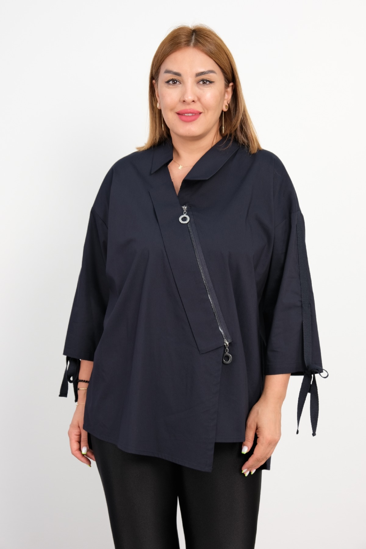 Blouses-Dark Blue