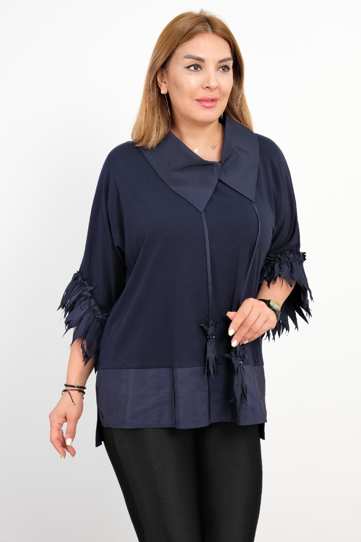 Blouses-Dark Blue