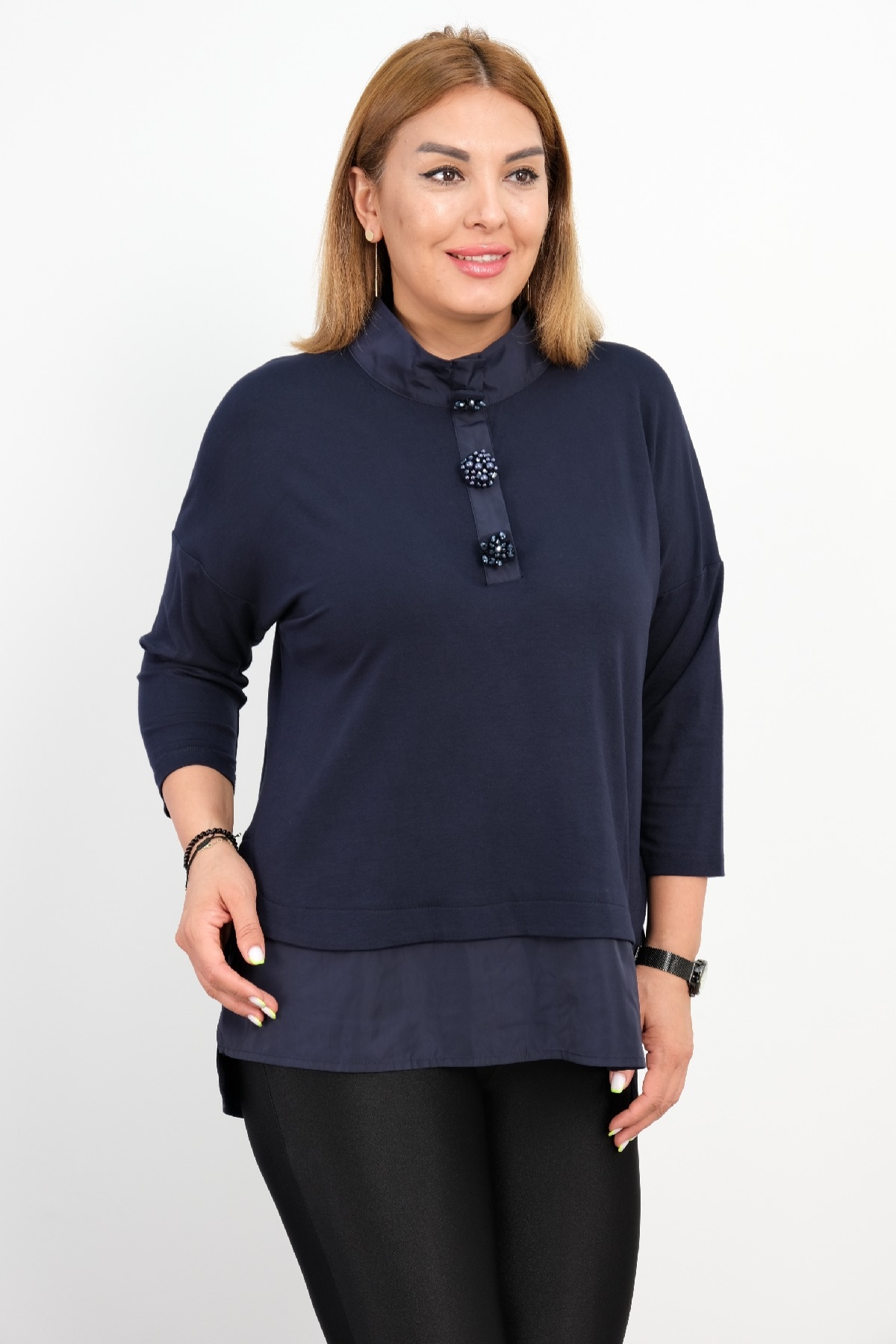 Blouses-Dark Blue