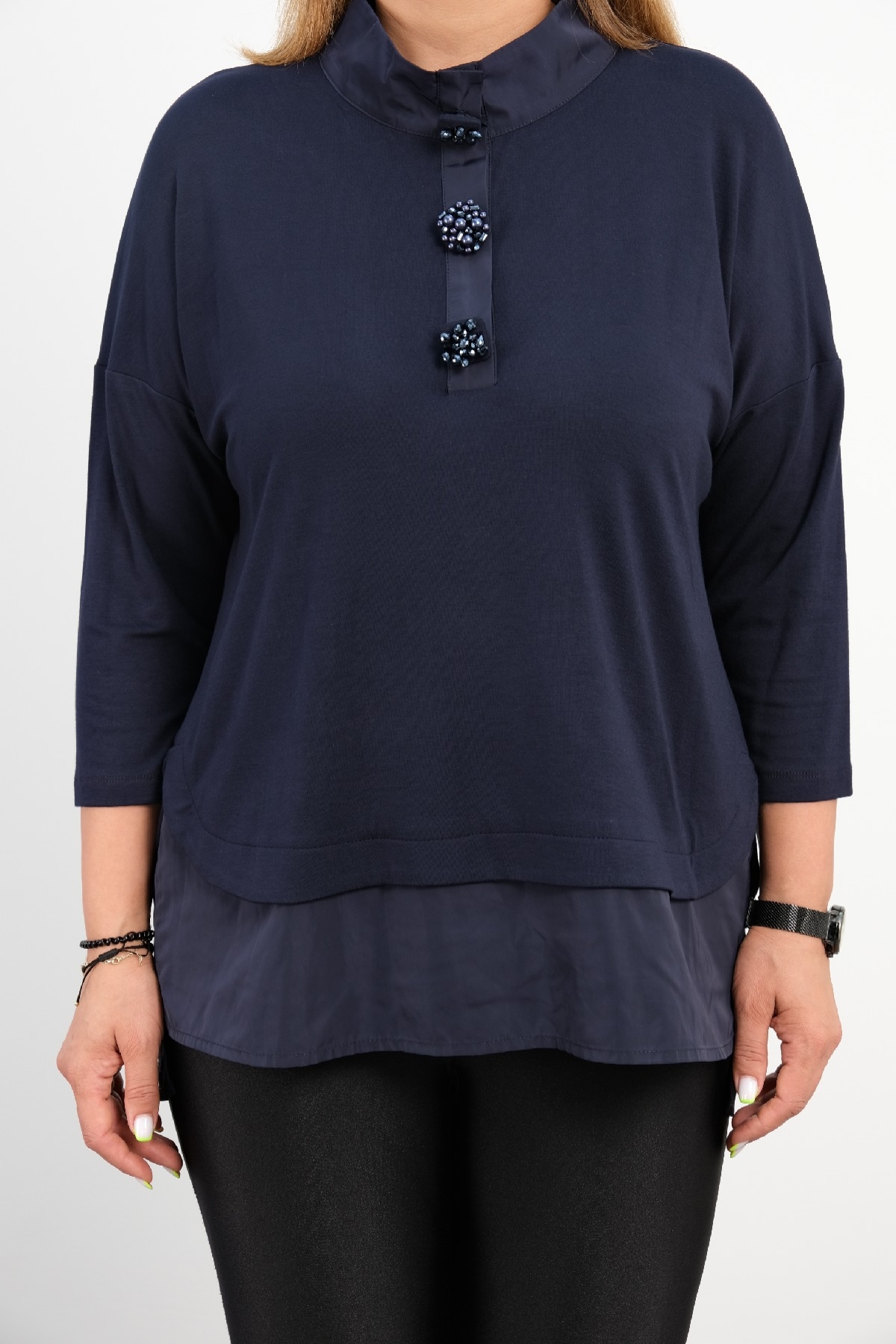 Blouses-Dark Blue