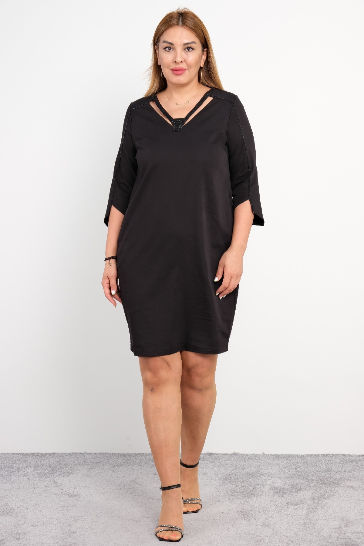 Casual Dresses-Black