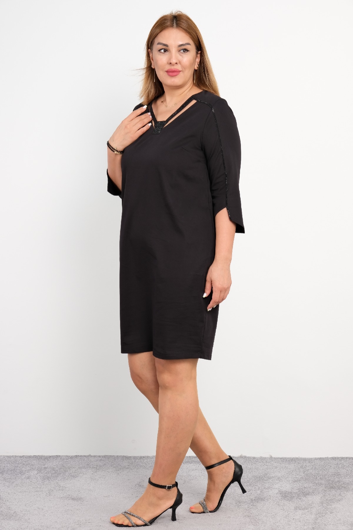 Casual Dresses-Black