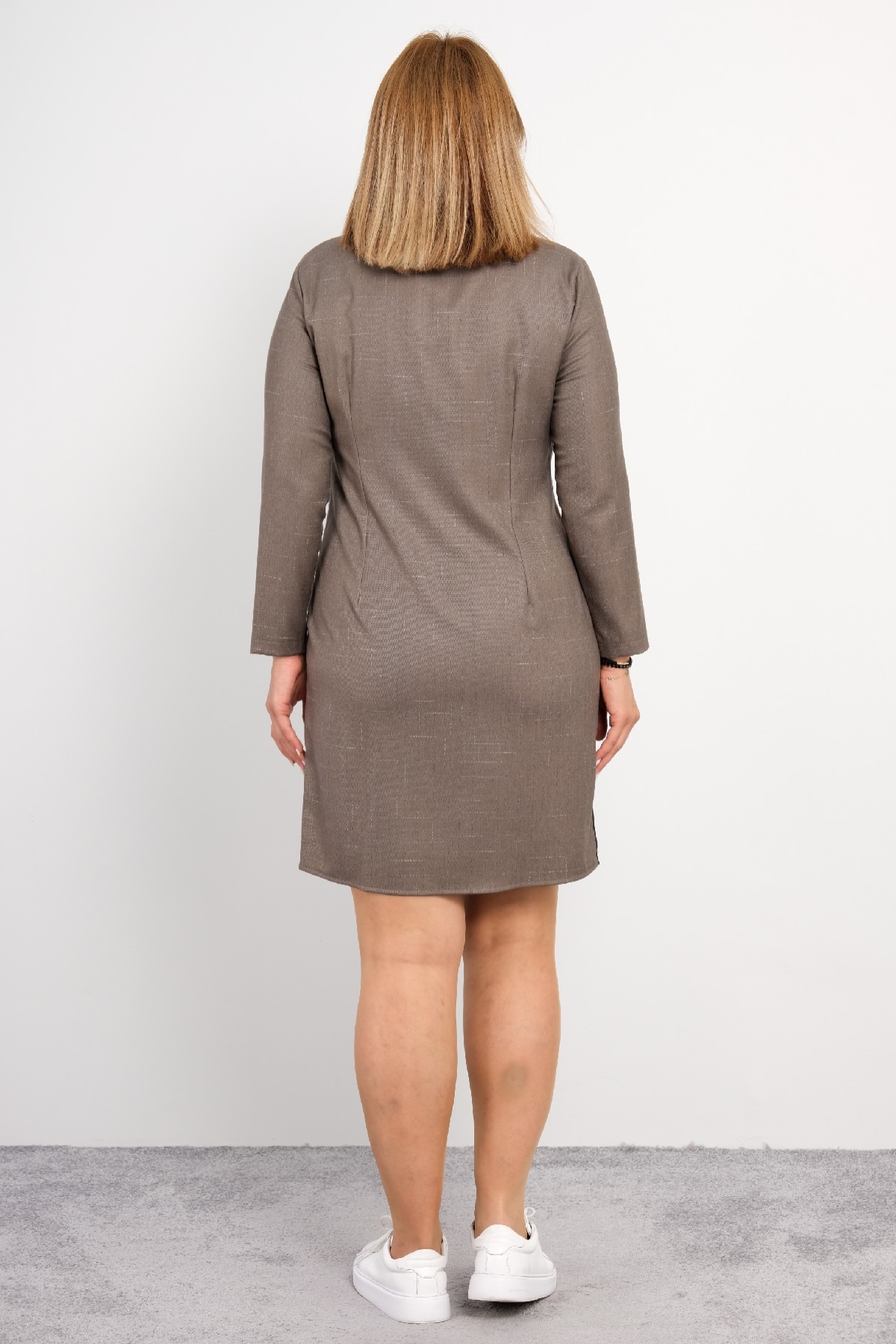 Casual Dresses-Khaki