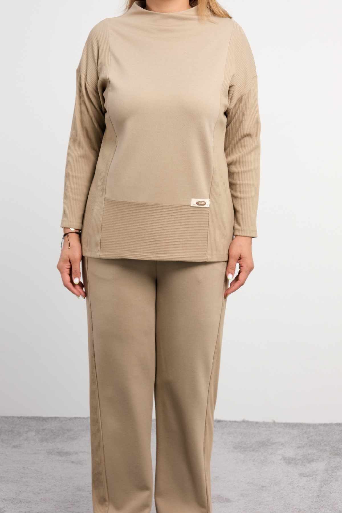 Two-Piece Suit-Beige