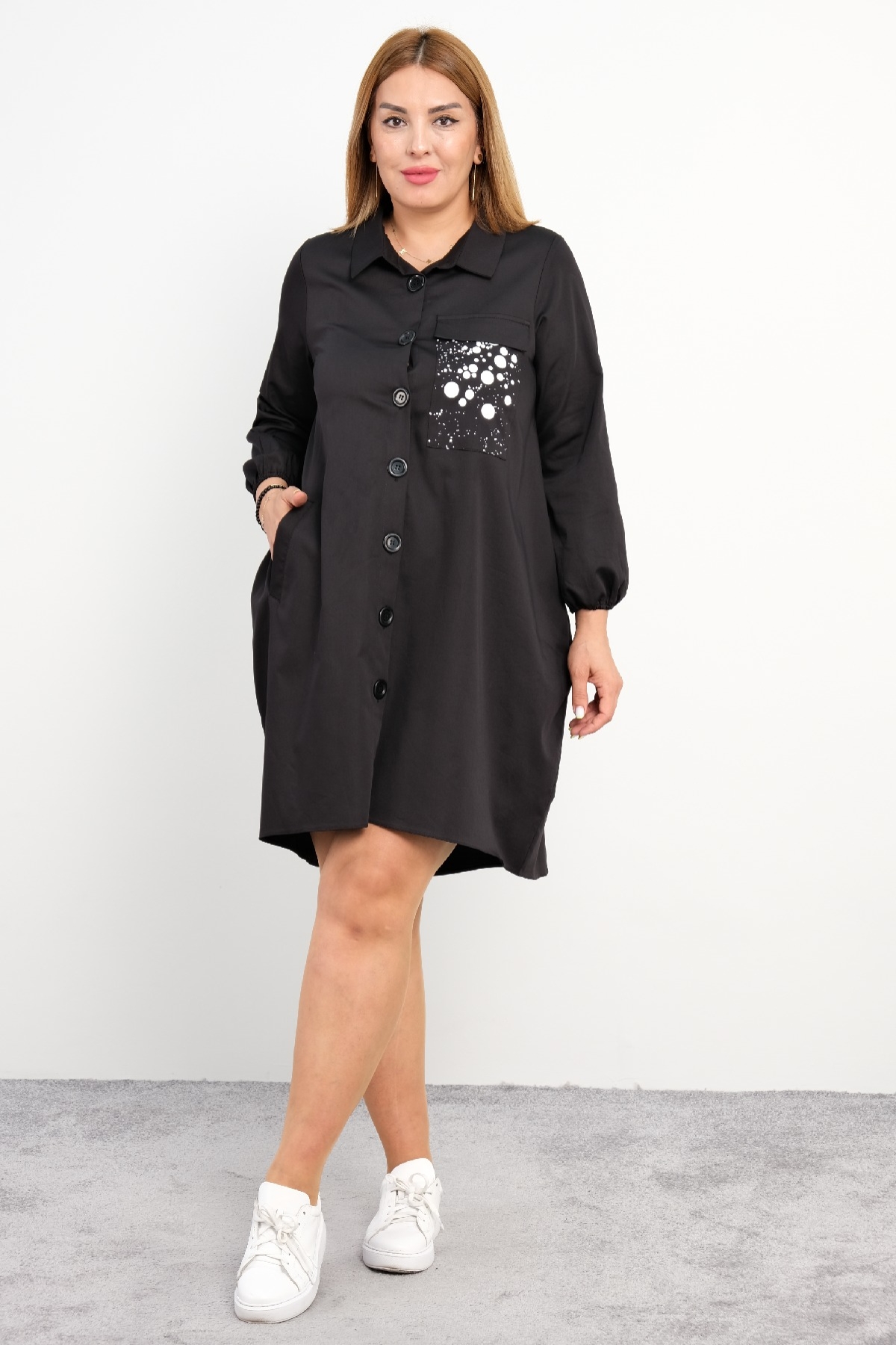 Casual Dresses-Black