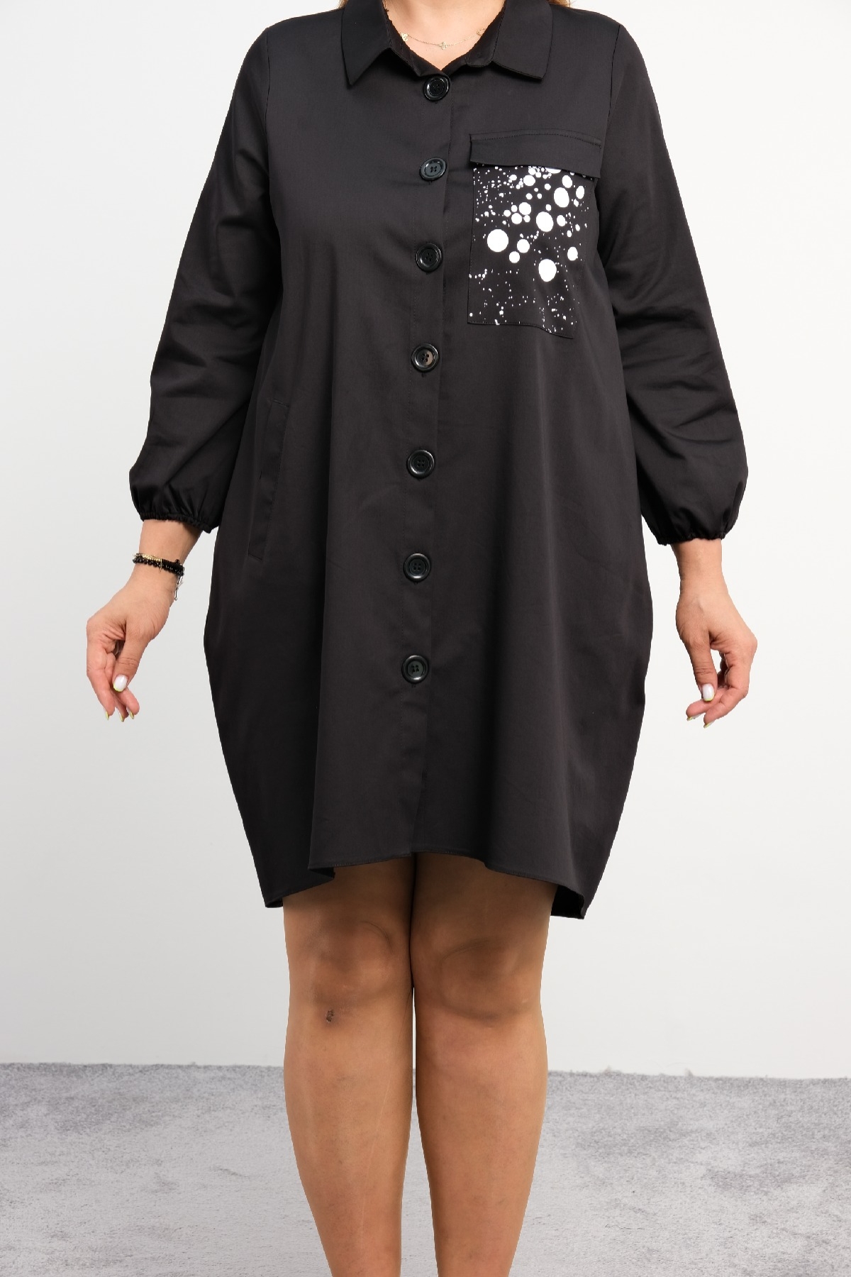 Casual Dresses-Black