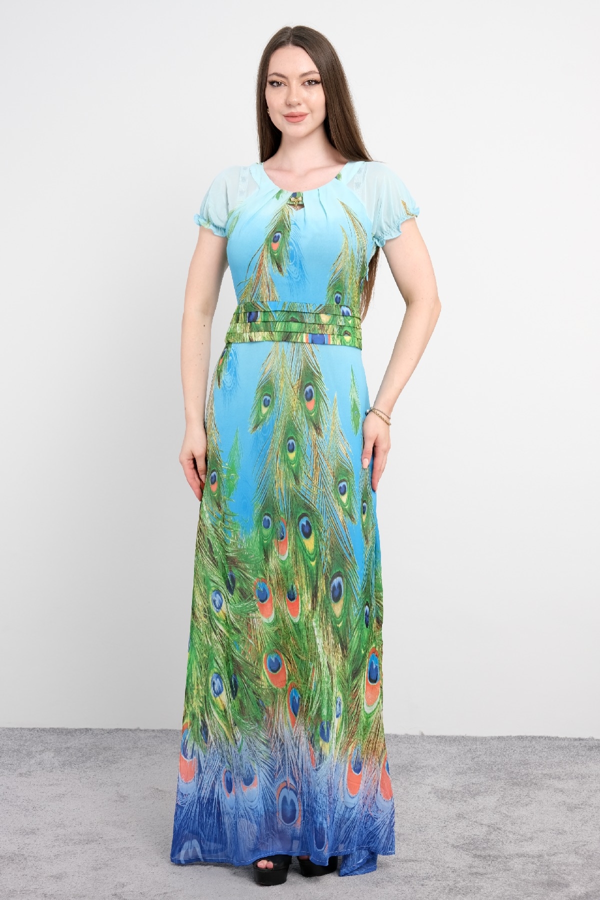Casual Dresses-Blue
