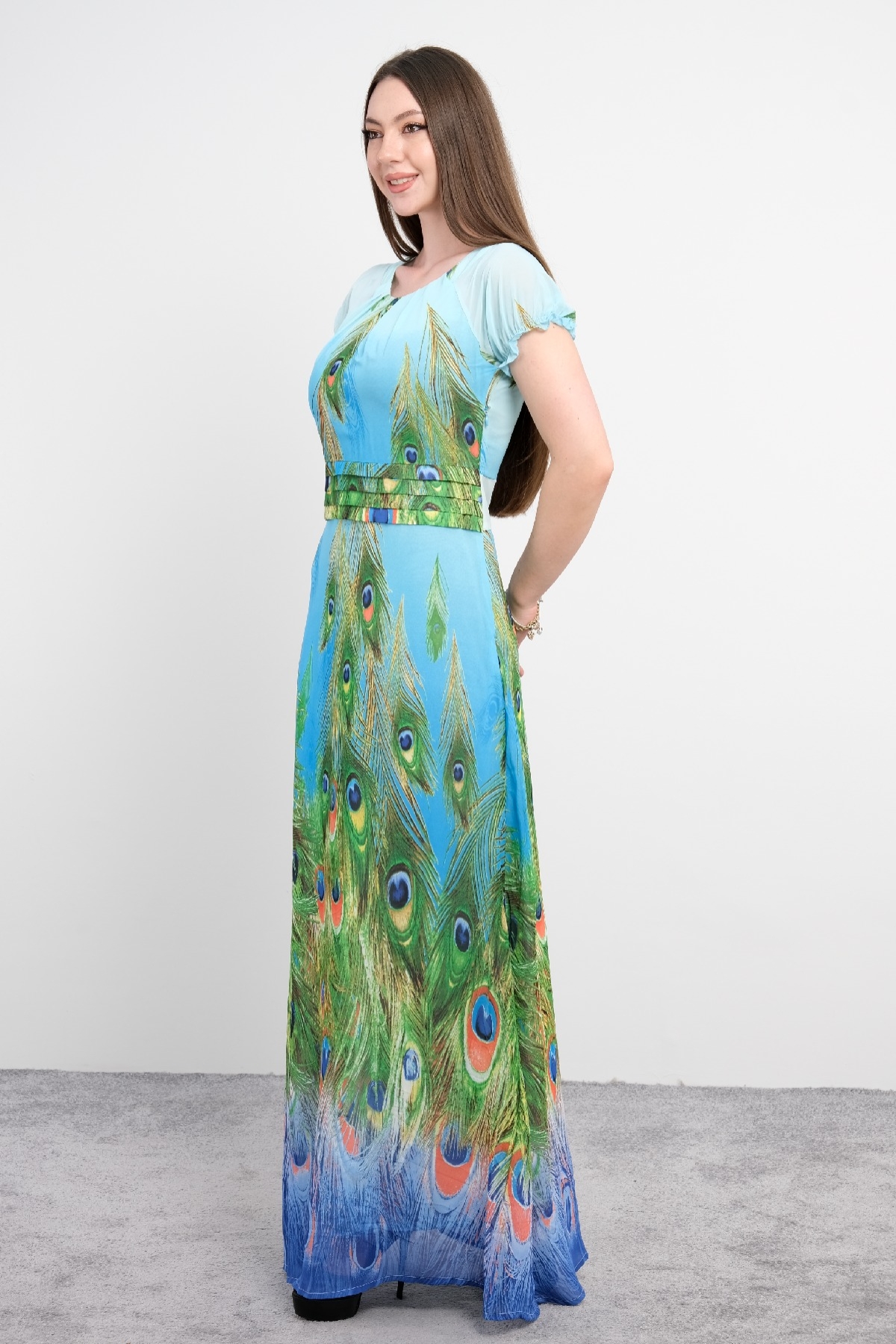 Casual Dresses-Blue