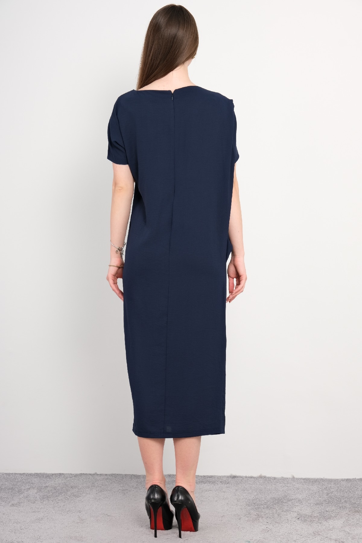 Casual Dresses-Dark Blue