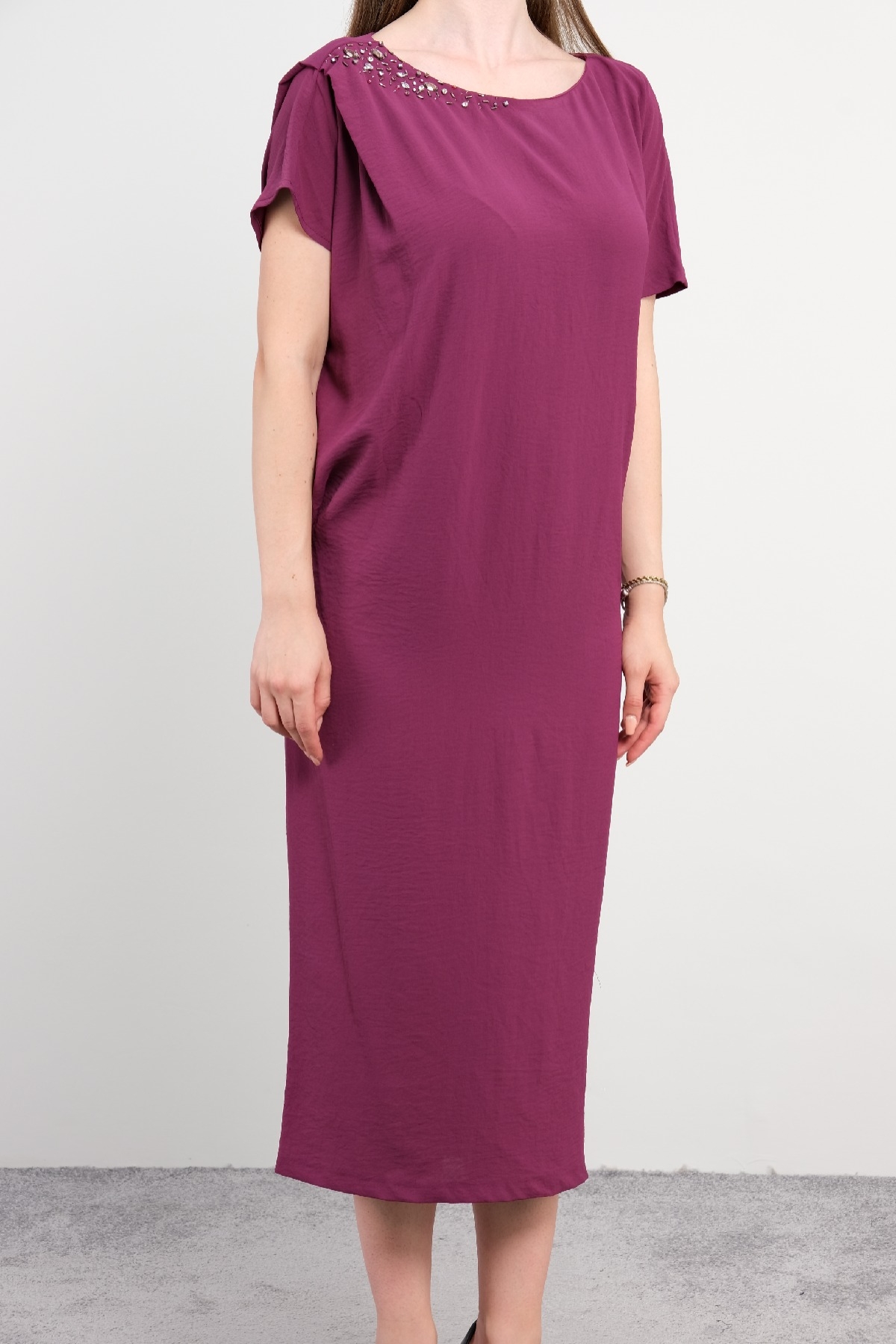 Casual Dresses-Purple