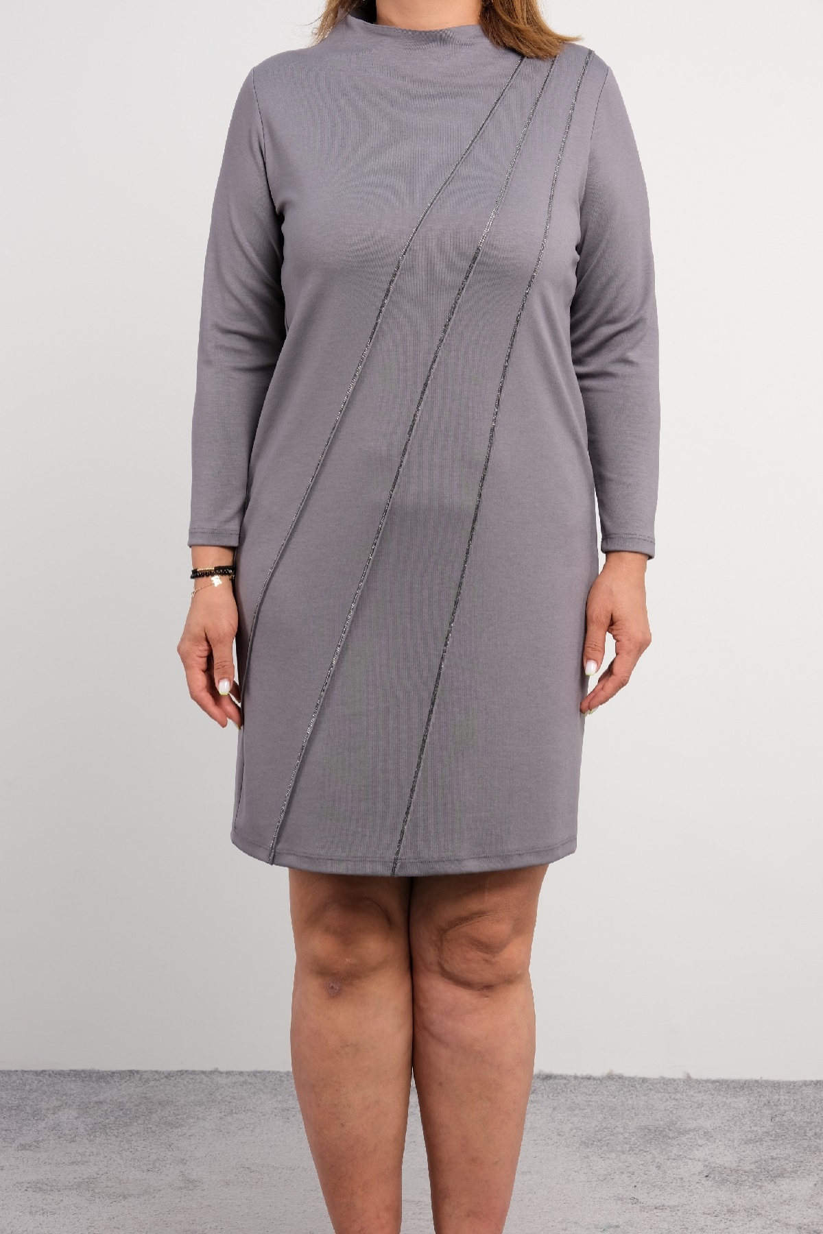 Casual Dresses-Grey