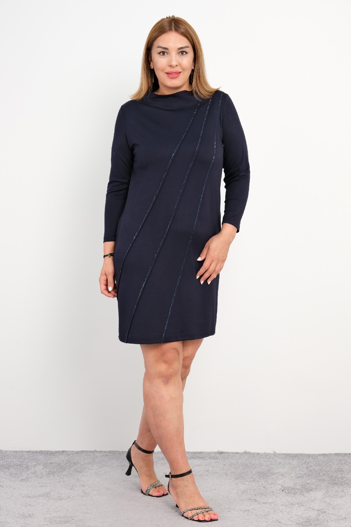 Casual Dresses-Dark Blue