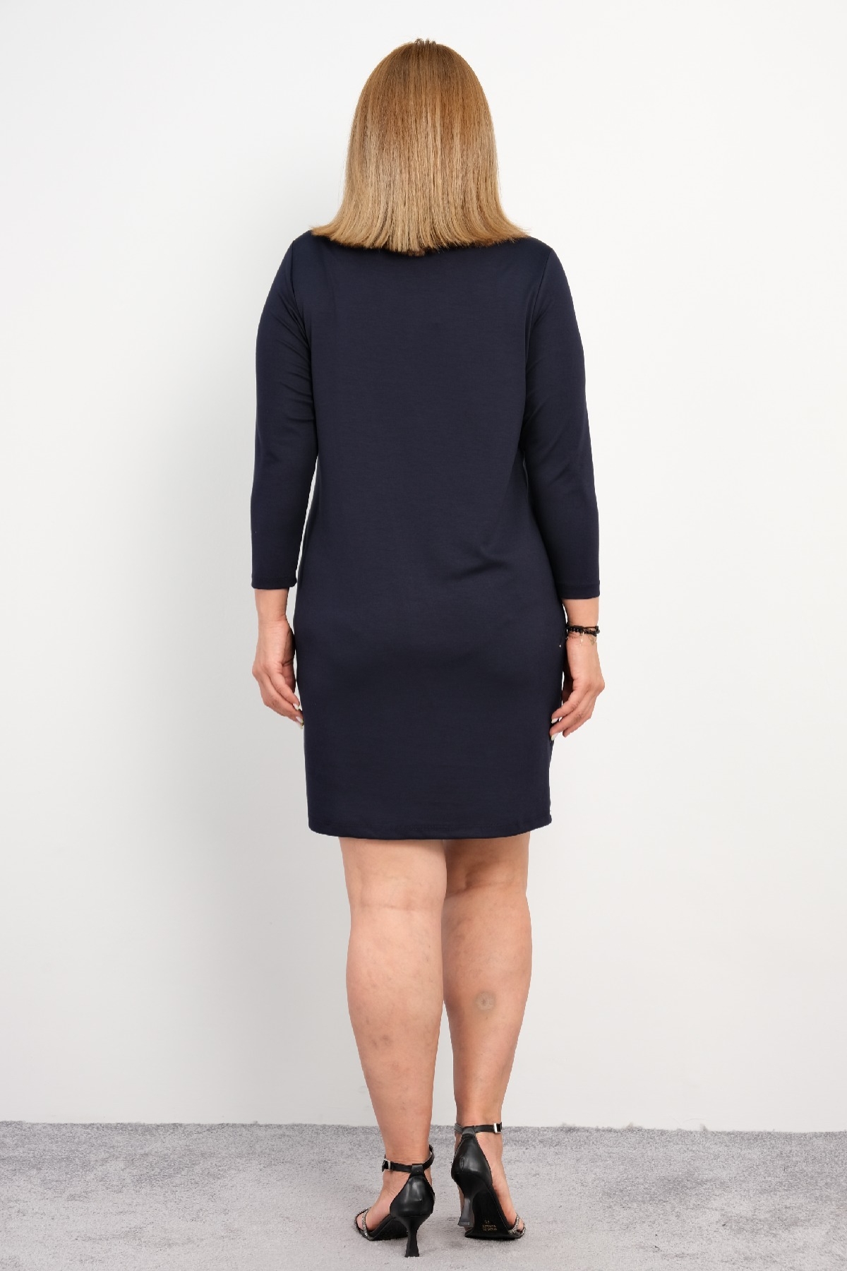 Casual Dresses-Dark Blue