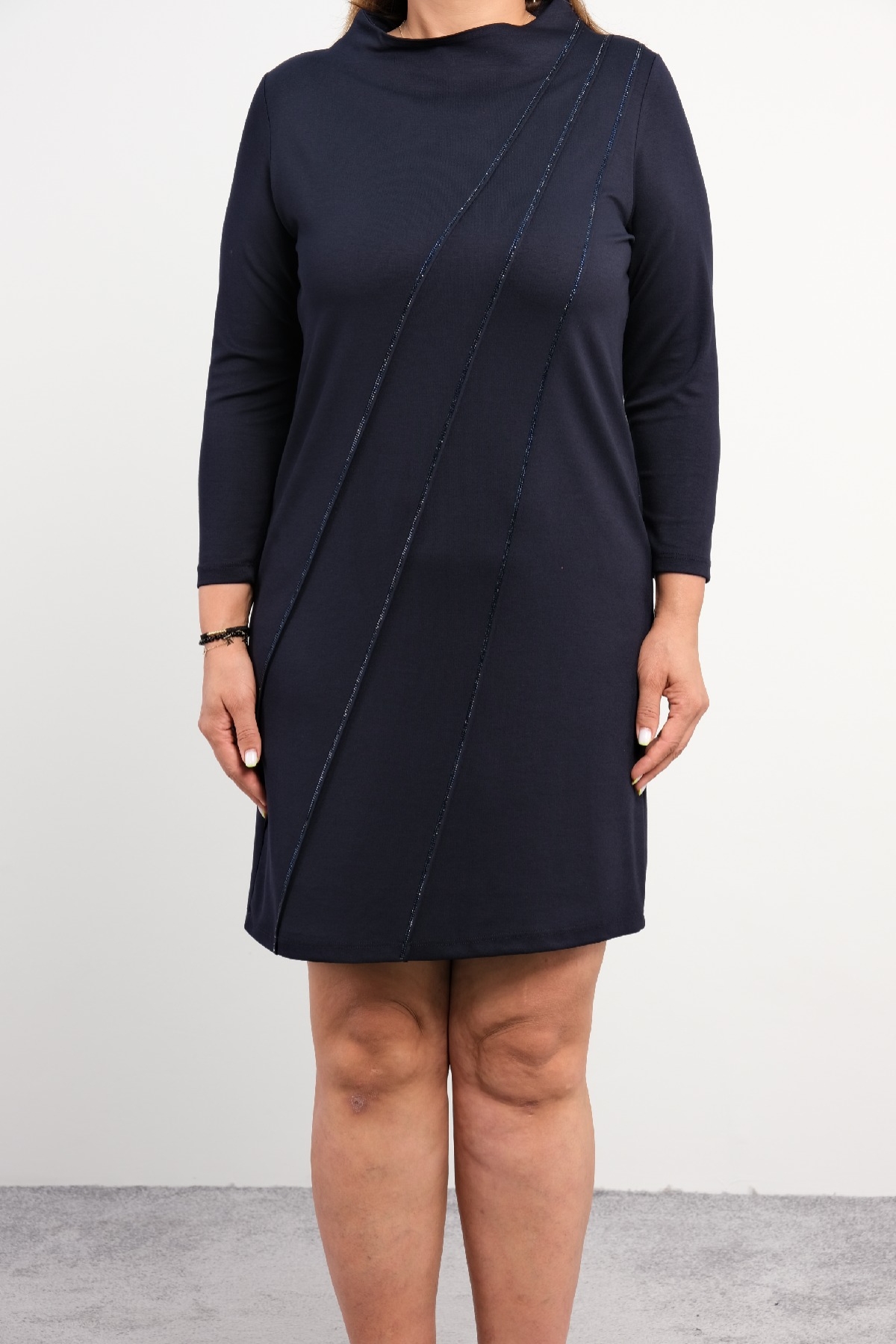 Casual Dresses-Dark Blue