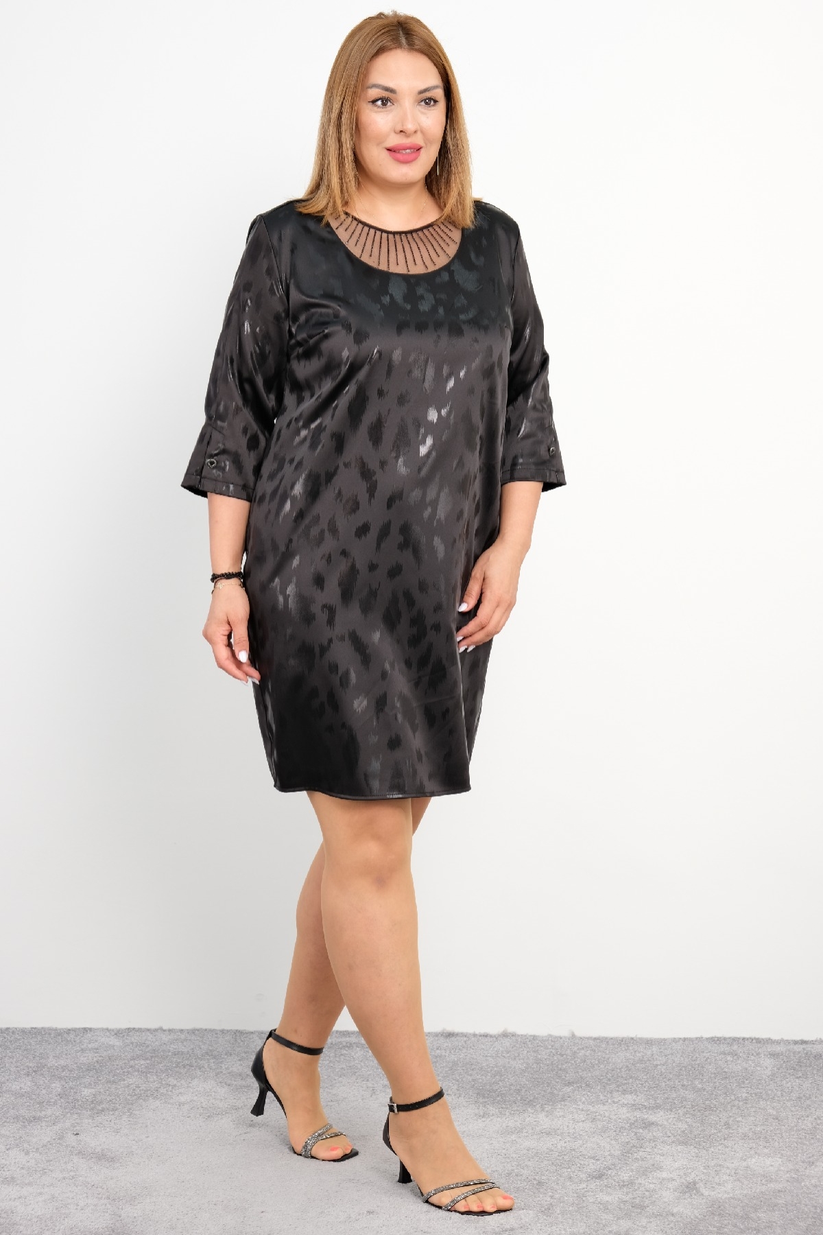 Plus Size Dress-Black