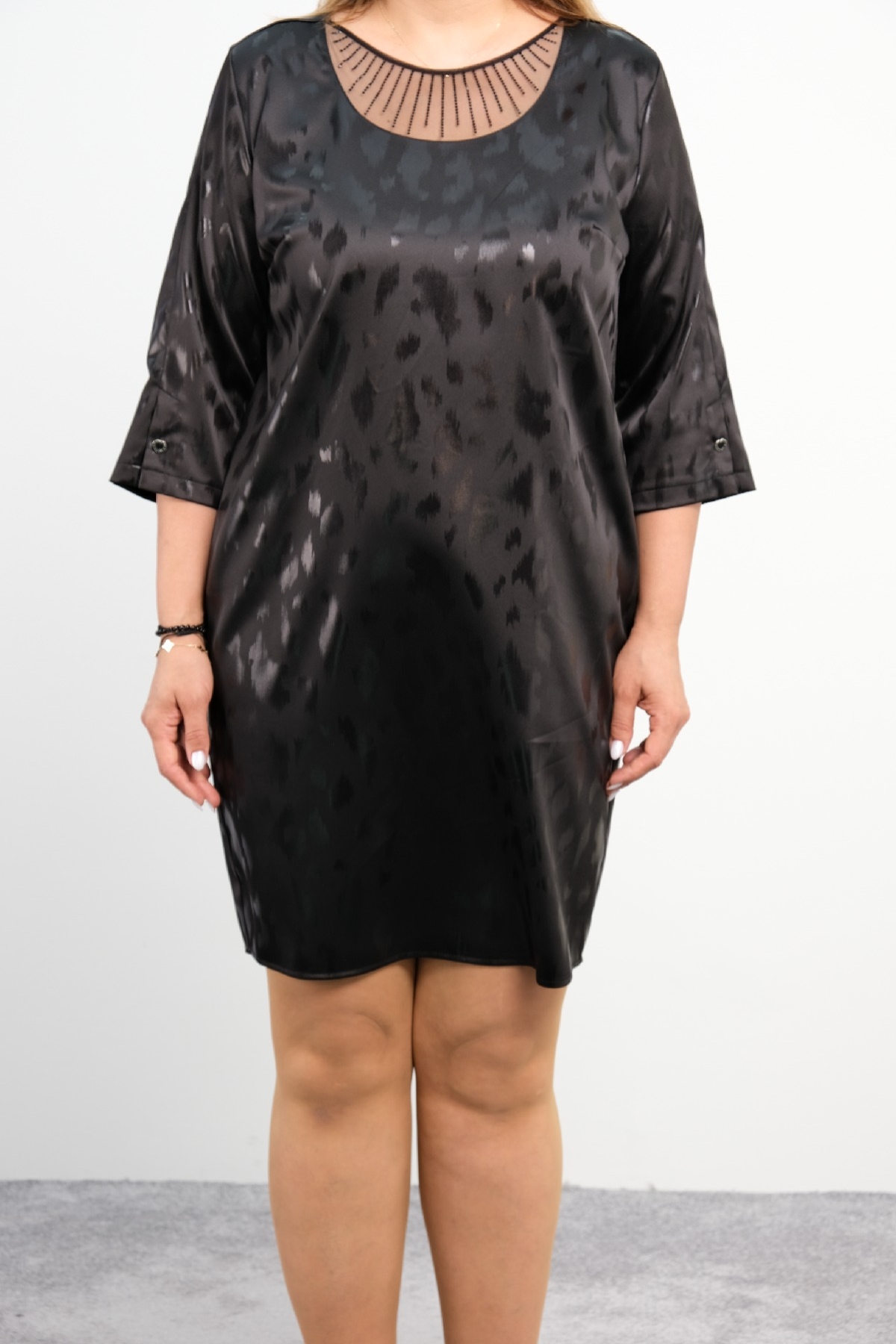 Plus Size Dress-Black