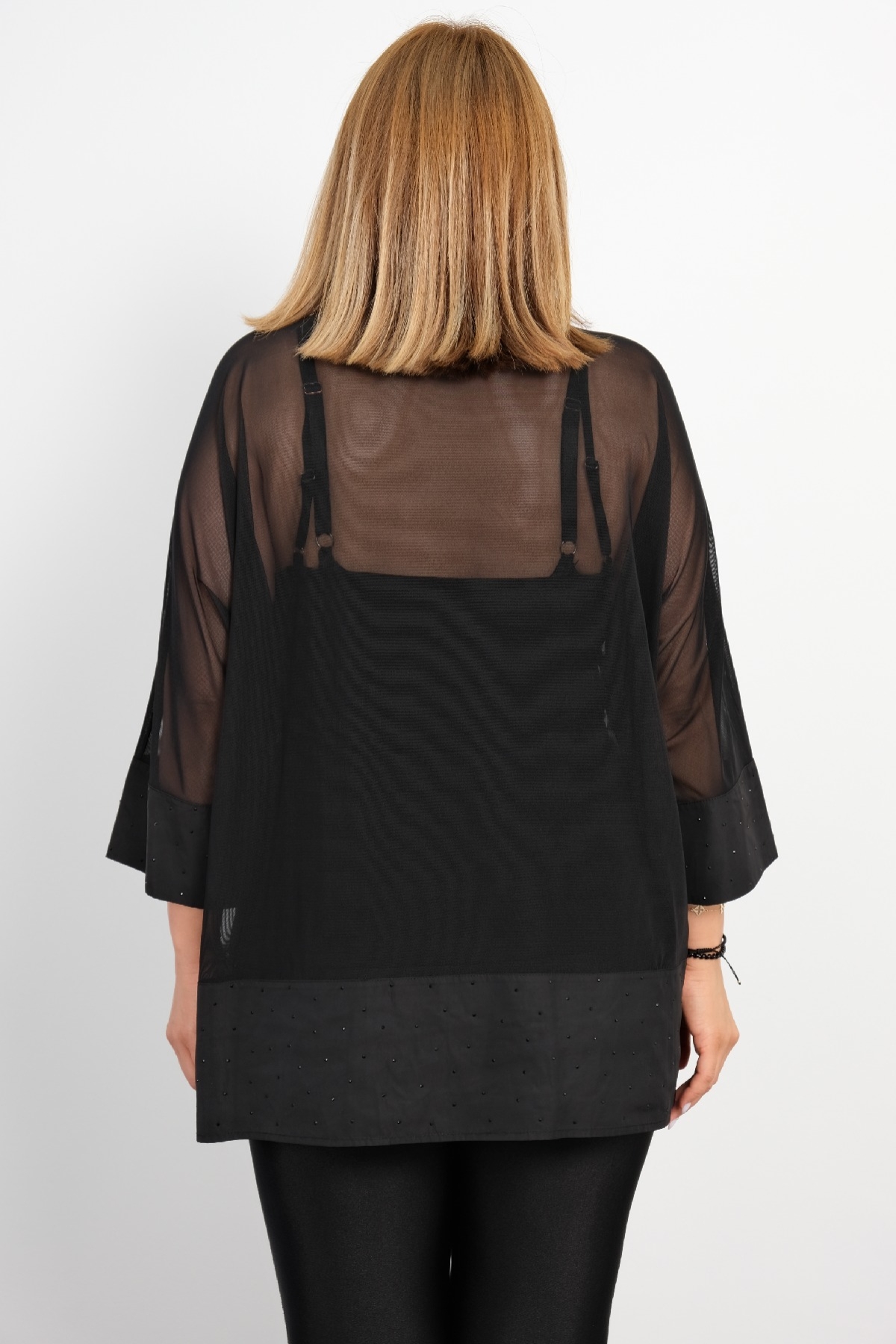 Plus Size Tunic-Black