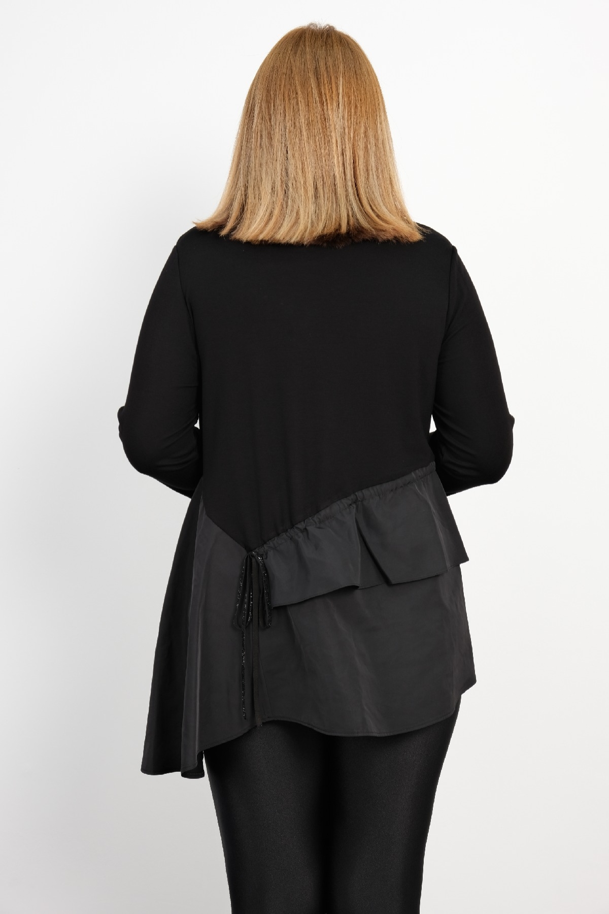 Plus Size Tunic-Black