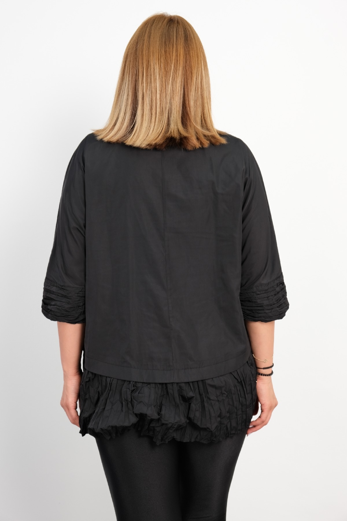 Plus Size Blouse-Black