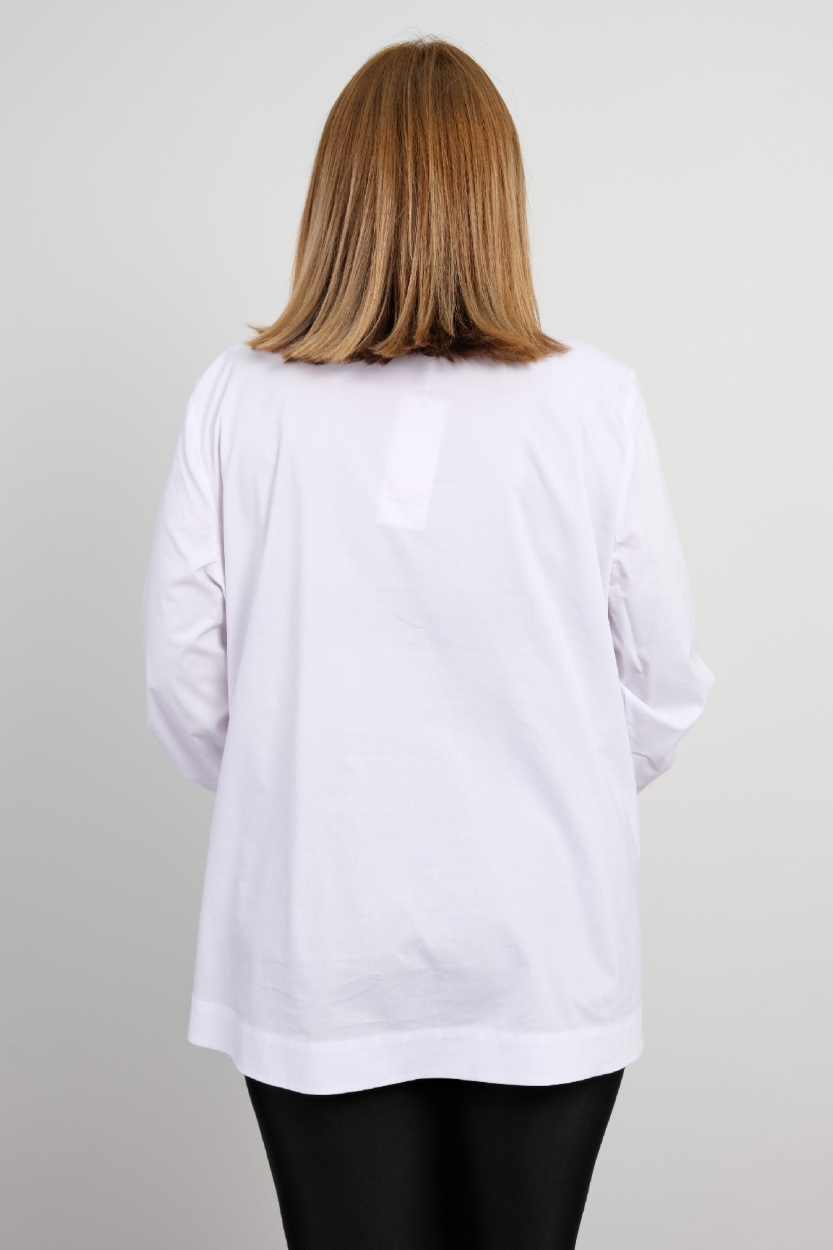 Plus Size Shirt-White