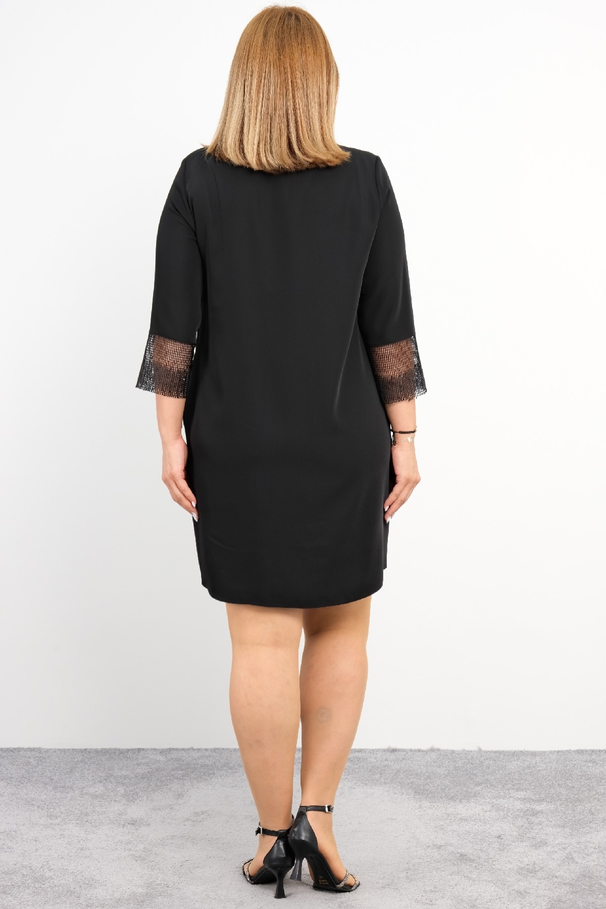 Plus Size Dress-Black