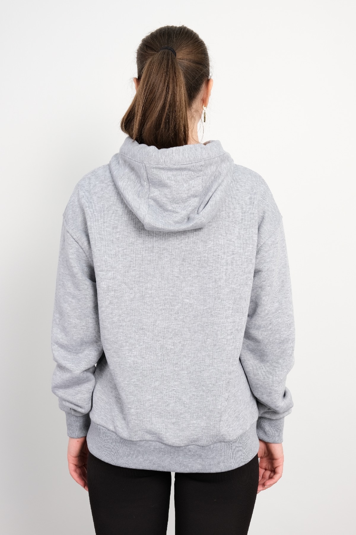 Hooded Sweatshirt-Grey