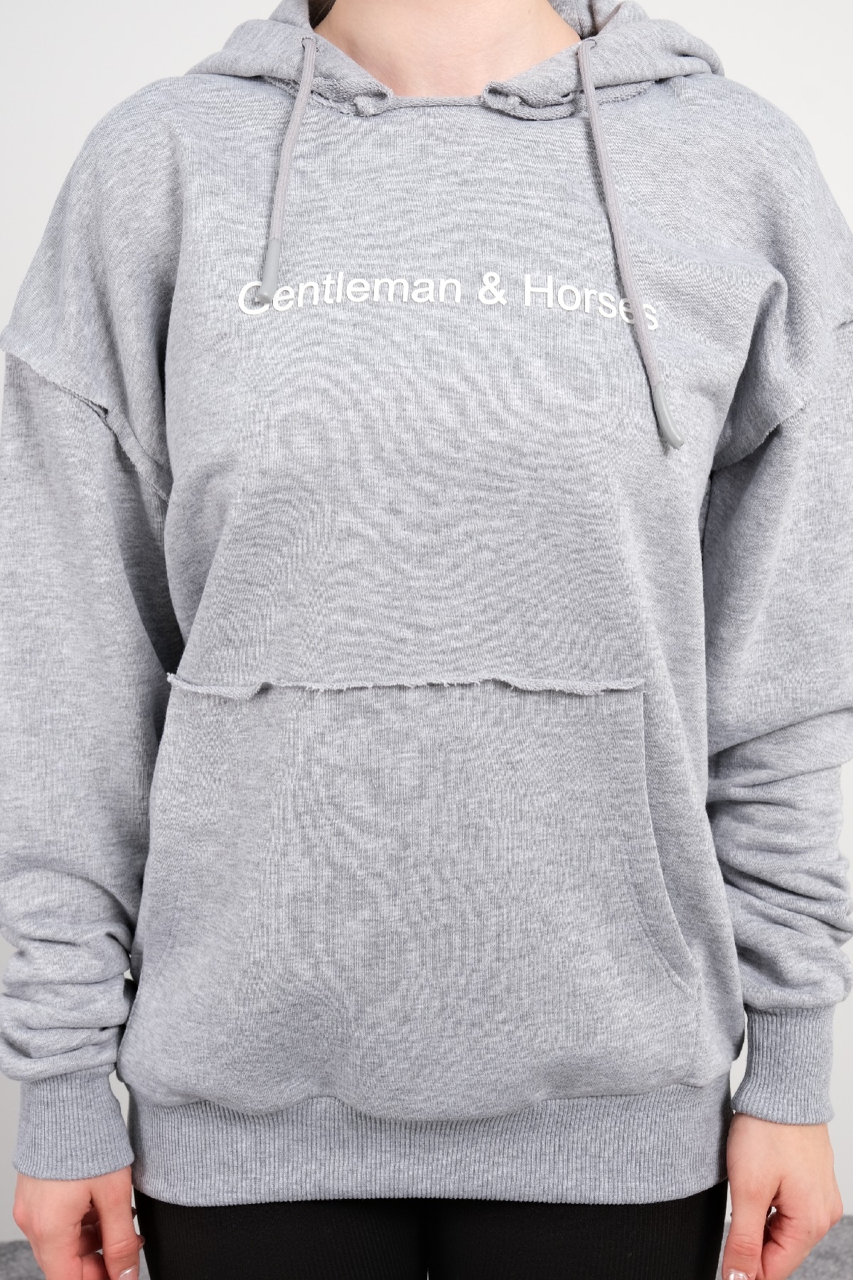 Hooded Sweatshirt-Grey