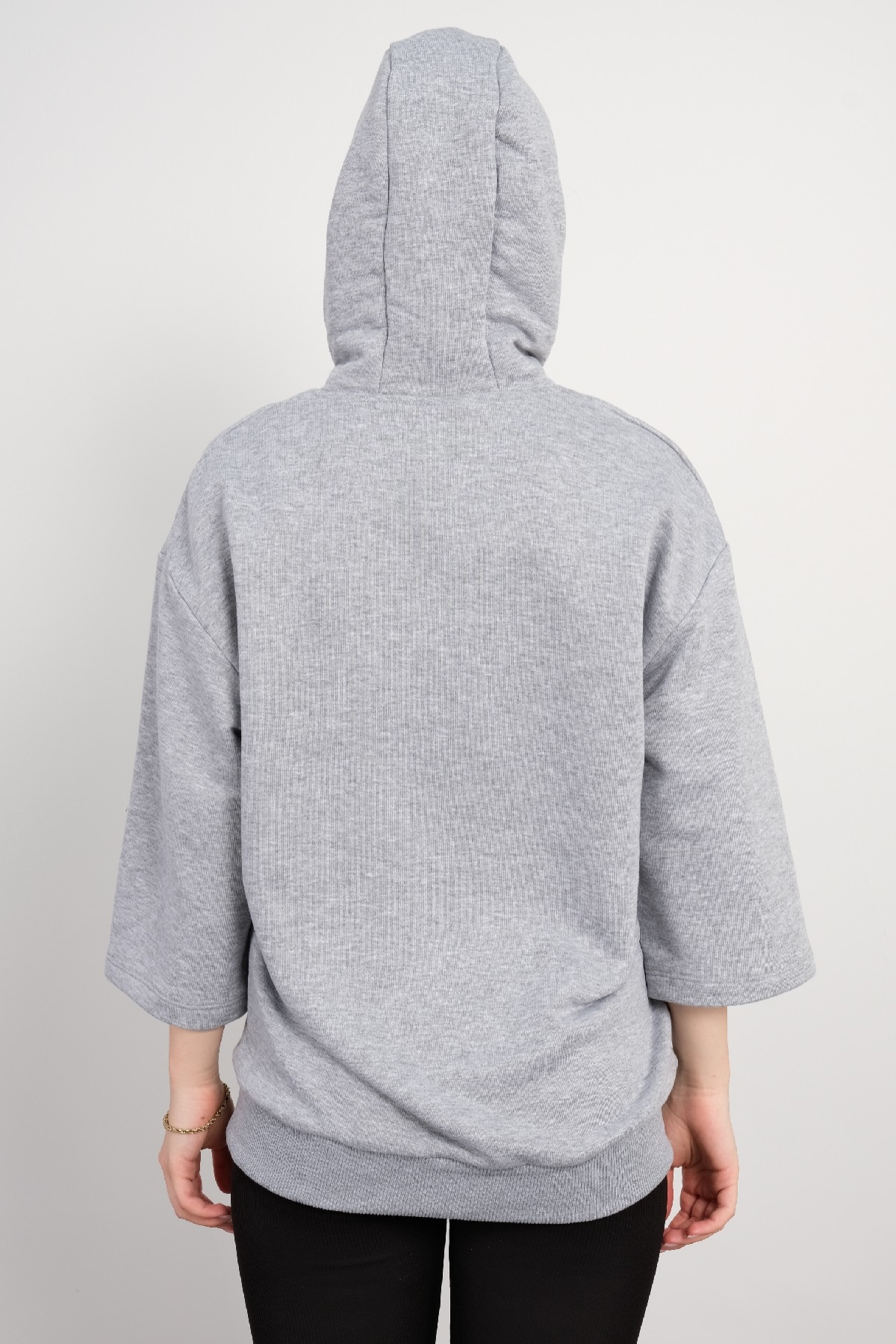 Hooded Sweatshirt-Grey