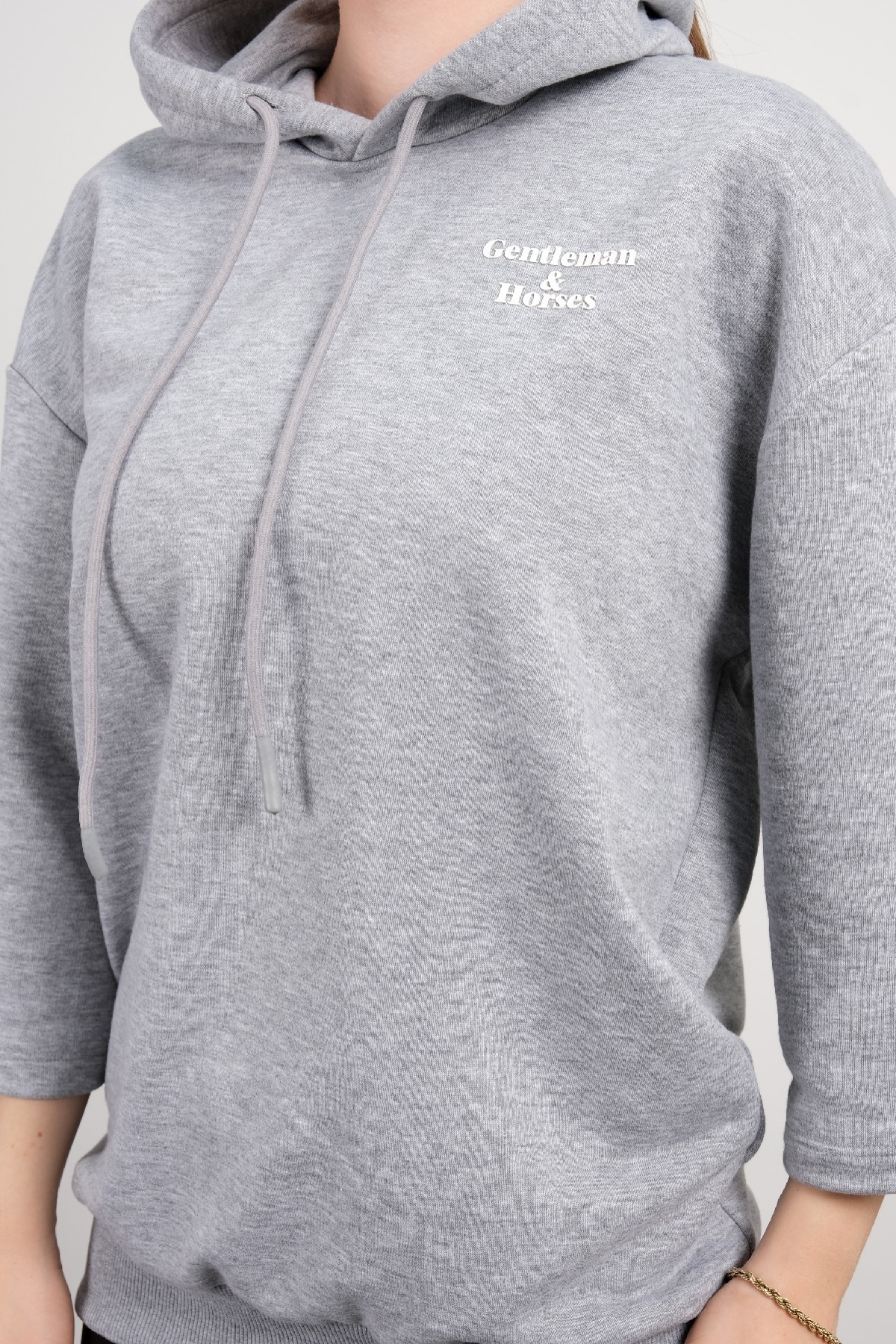 Hooded Sweatshirt-Grey