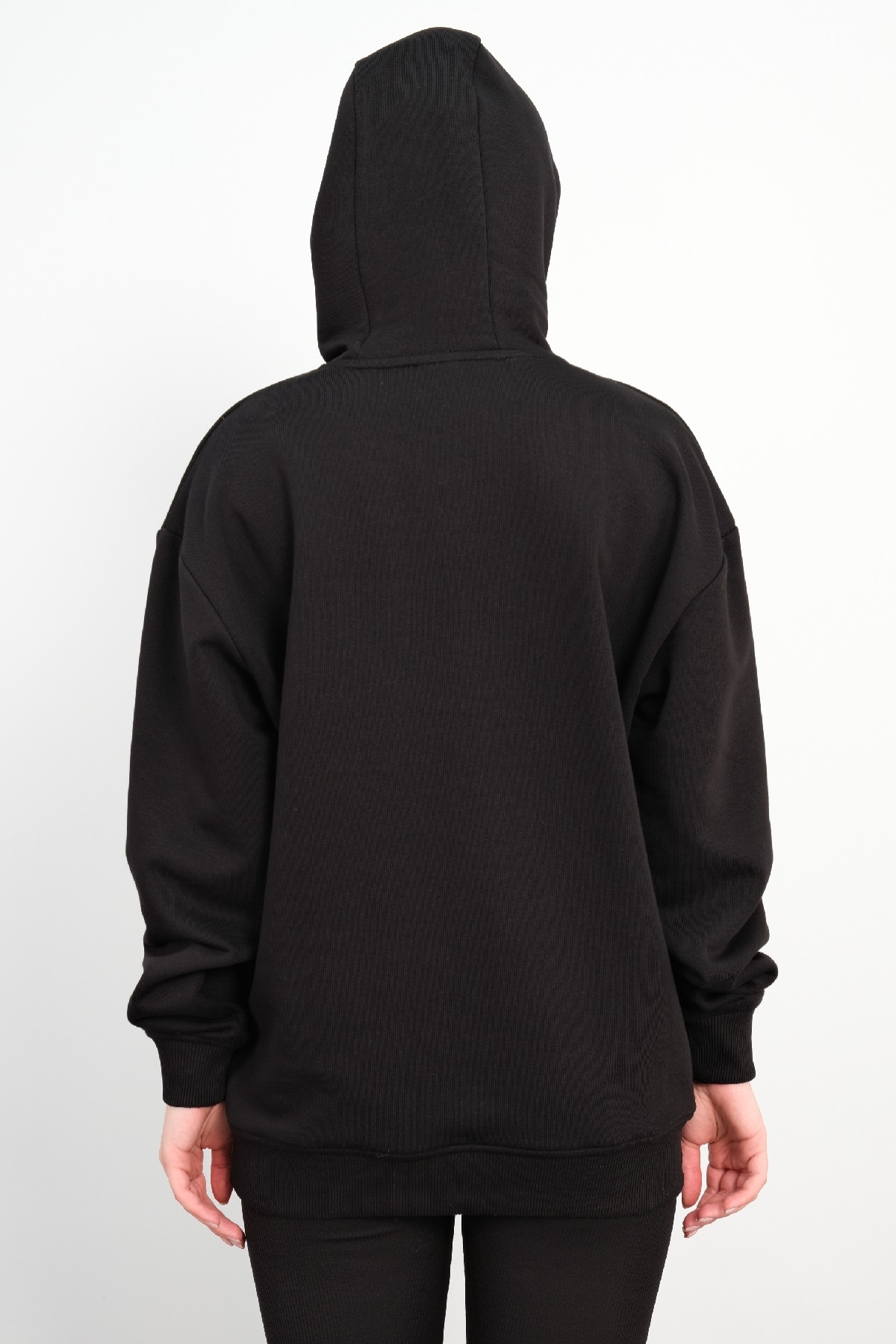 Hooded Sweatshirt-Black