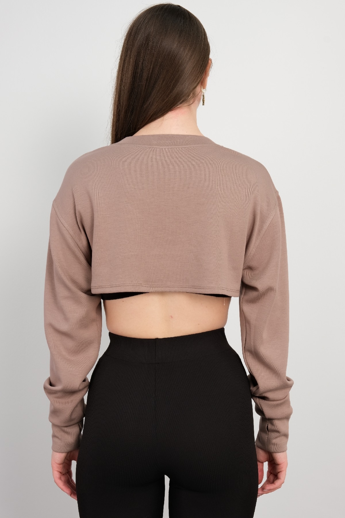 Crop Top-Mink