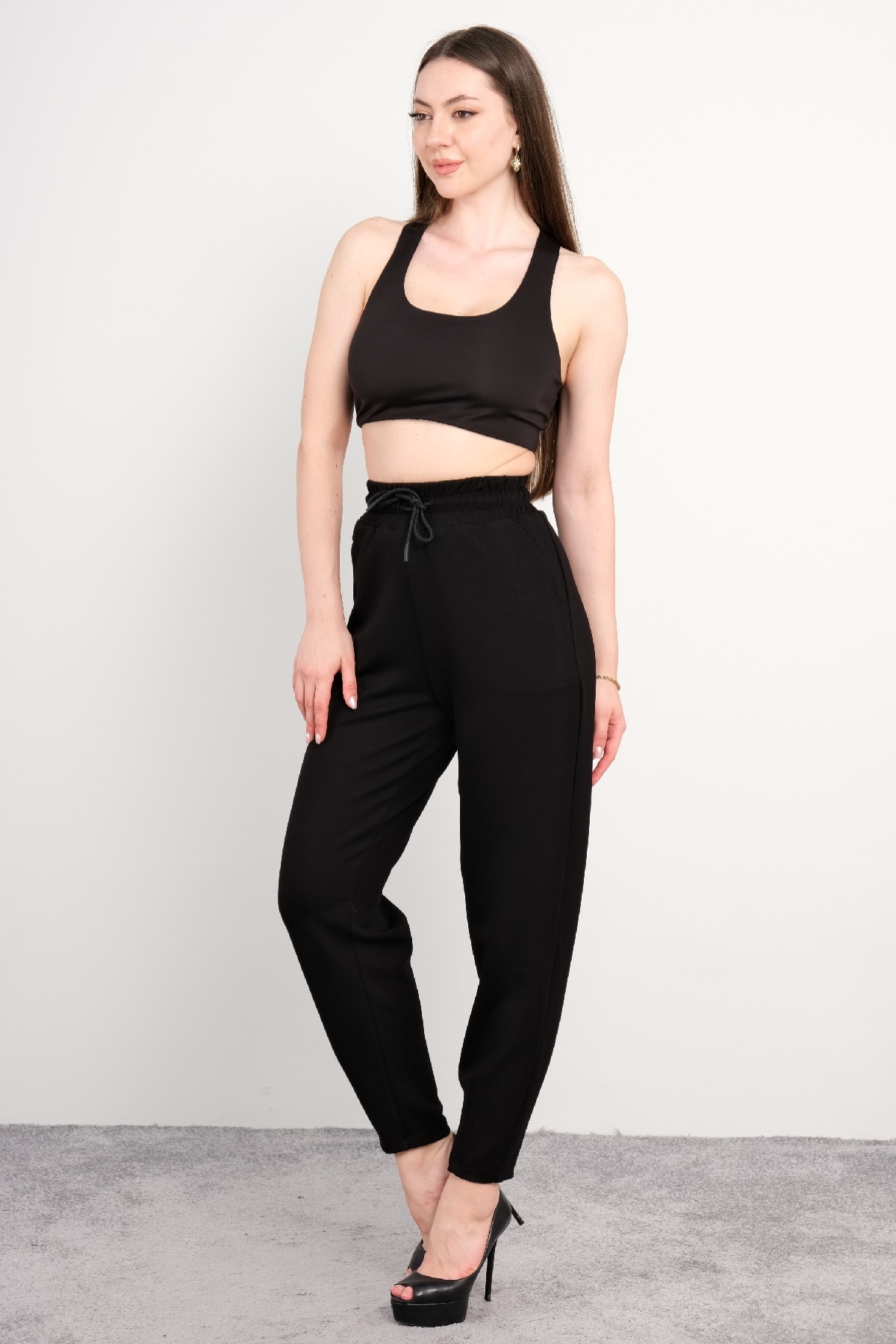 women pants-Black