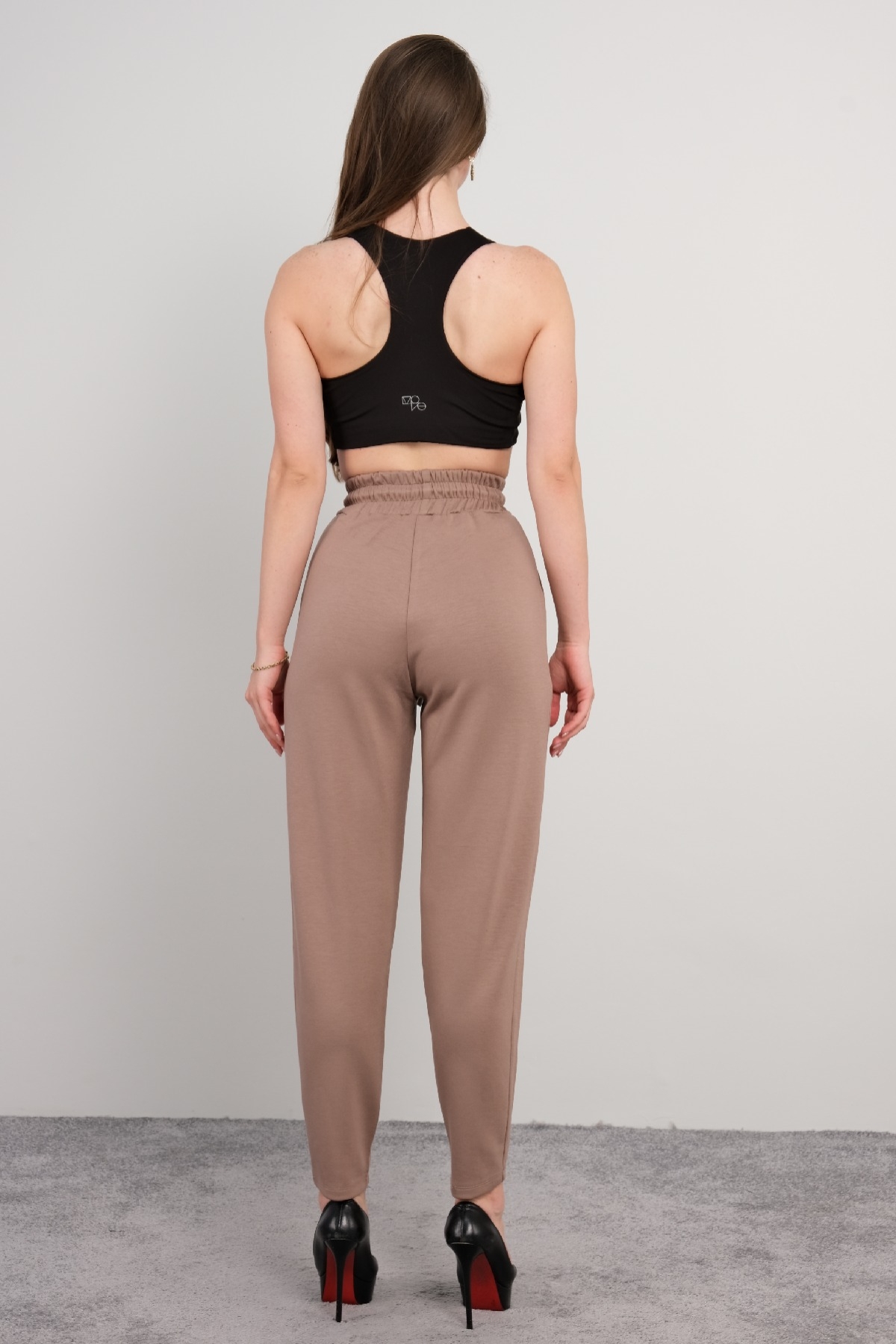 women pants-Mink