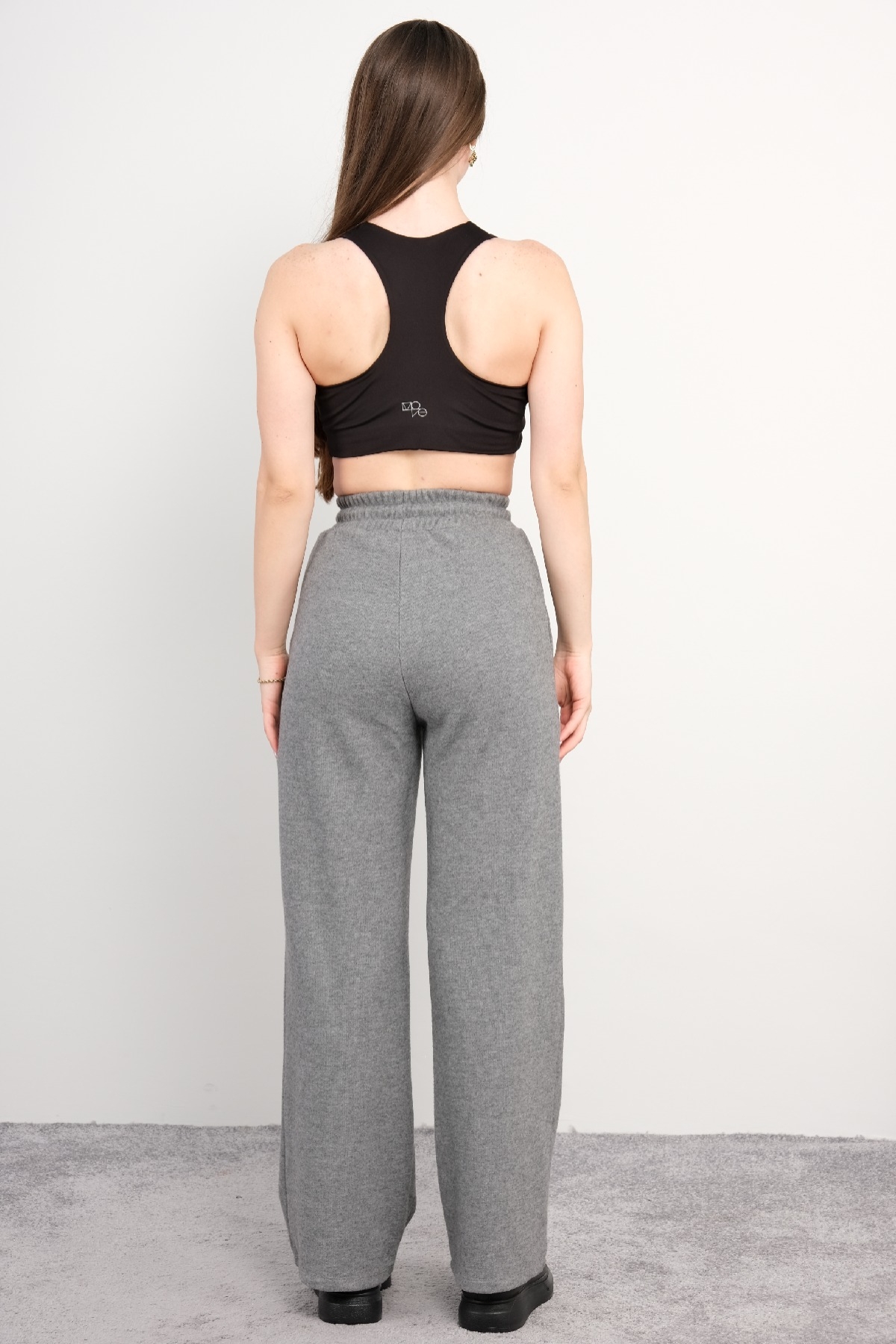 women pants-Grey