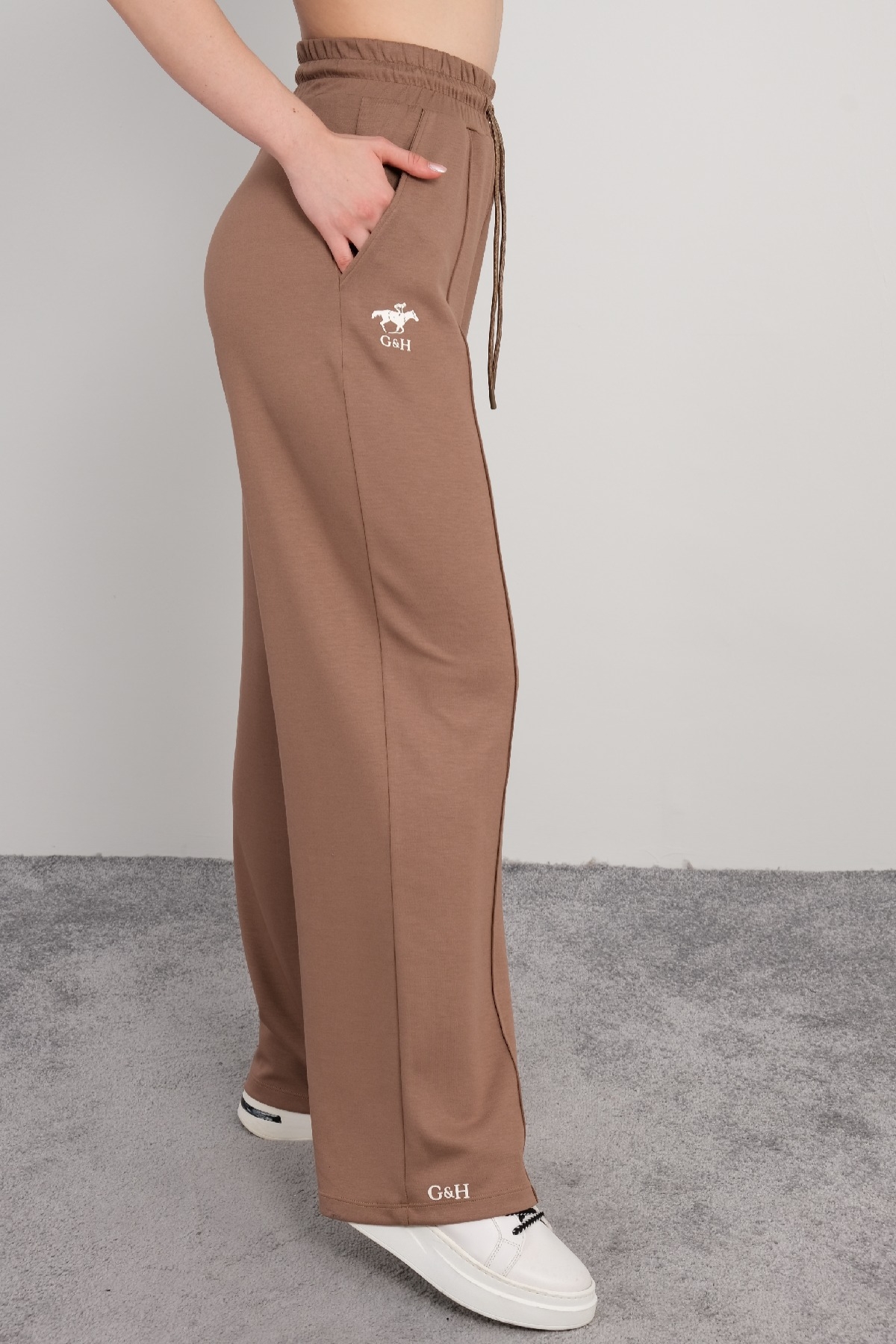 women pants-Mink