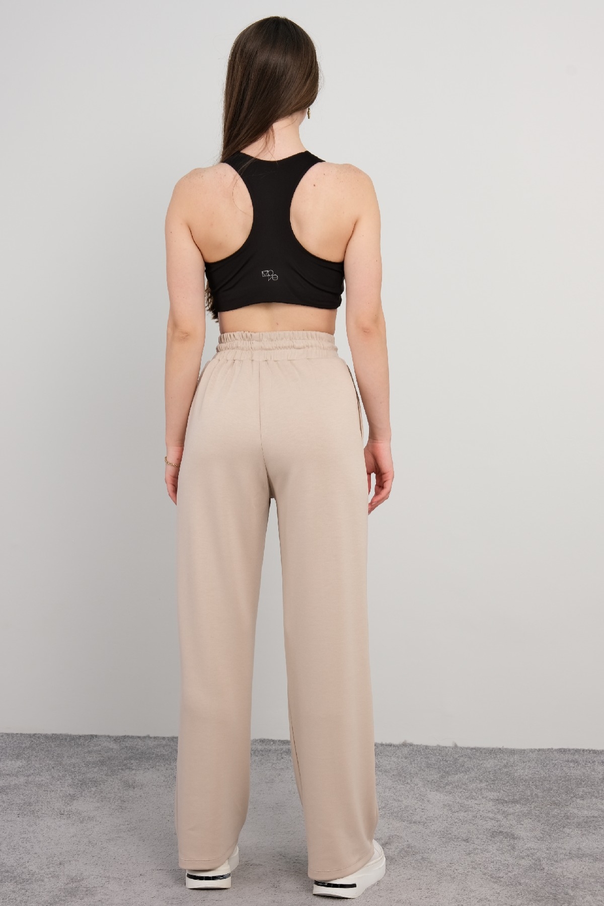 women pants-Beige