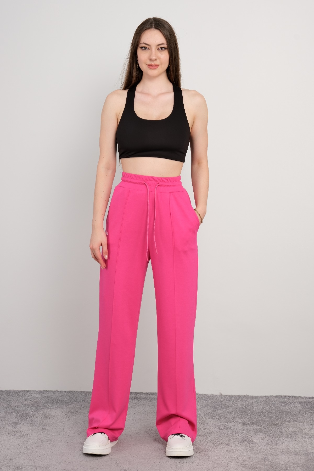 women pants-Fuchsia