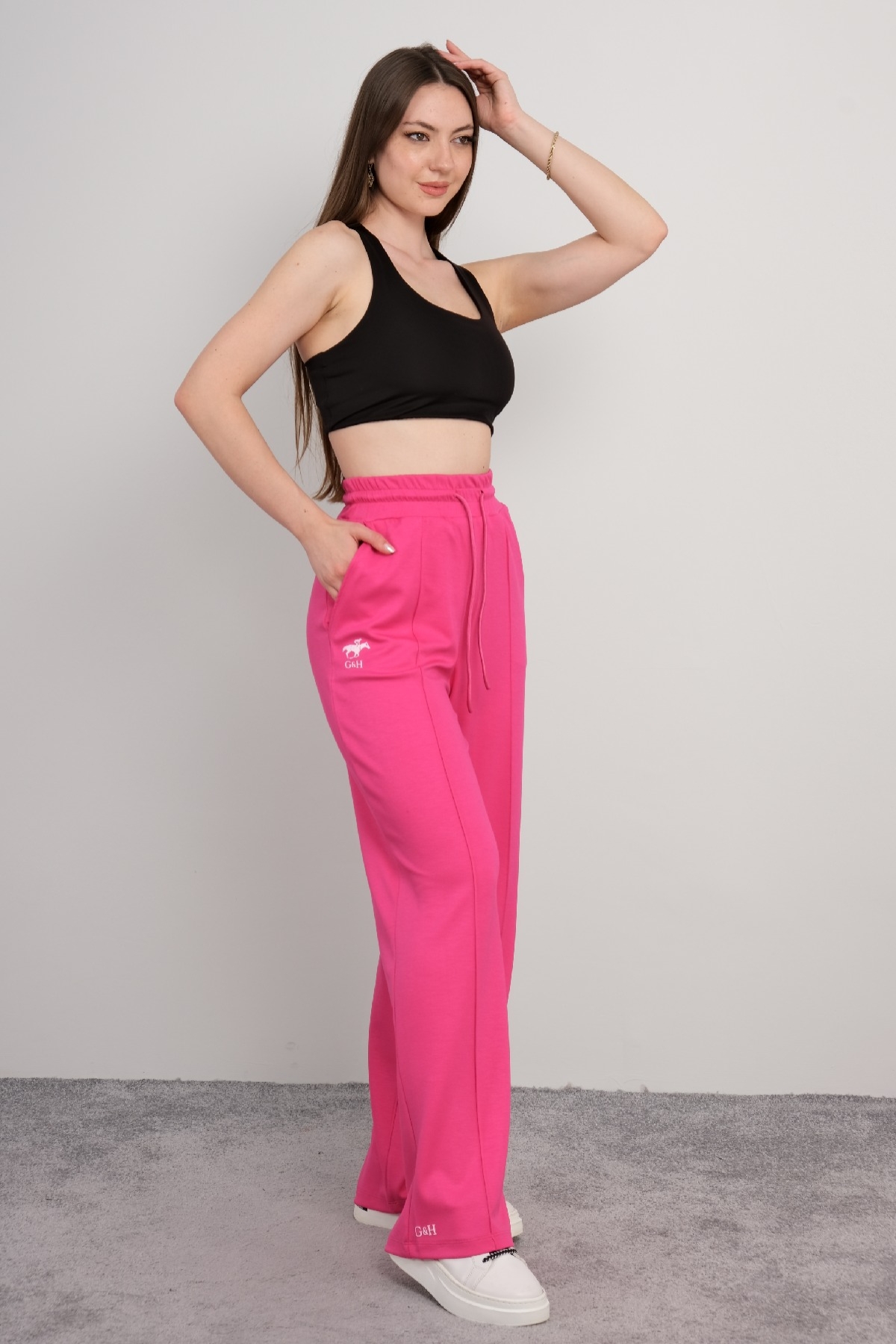 women pants-Fuchsia