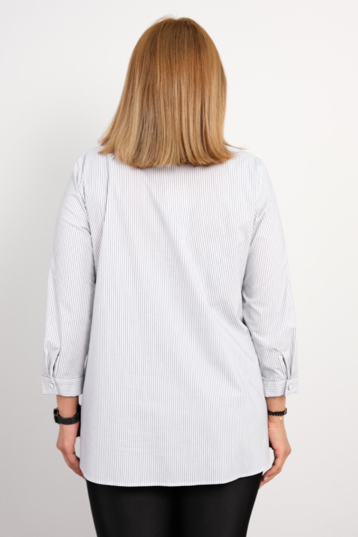 Plus Size Blouse-White