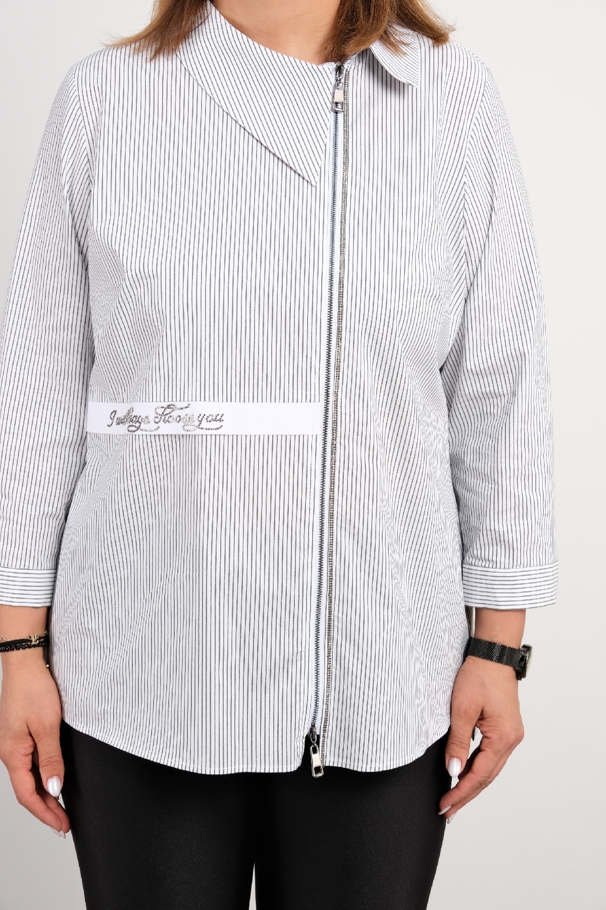 Plus Size Blouse-White