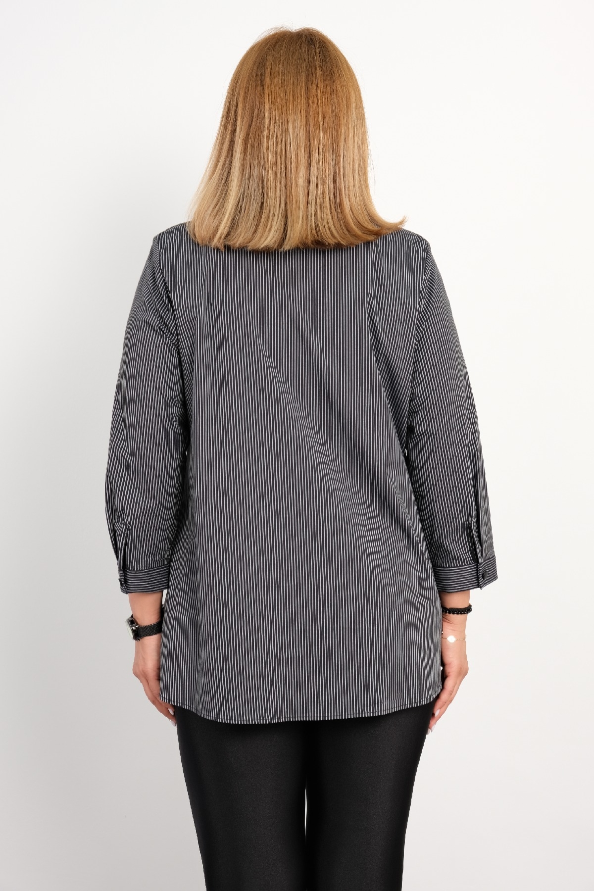 Plus Size Blouse-Black