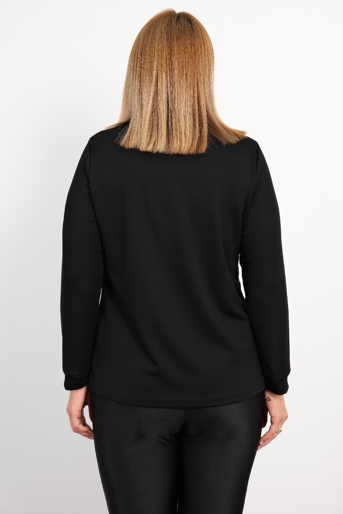 Plus Size Blouse-Black